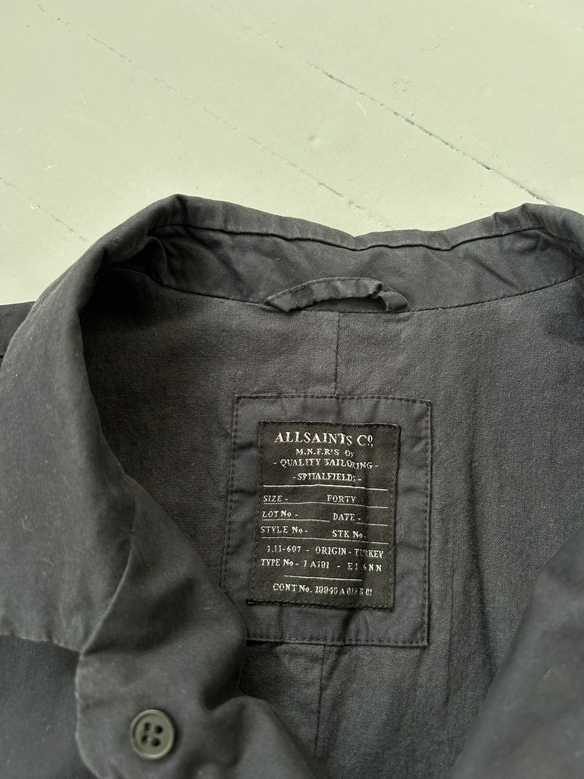 Allsaints All saints button jacket Size US L / EU 52-54 / 3 - 5 Thumbnail