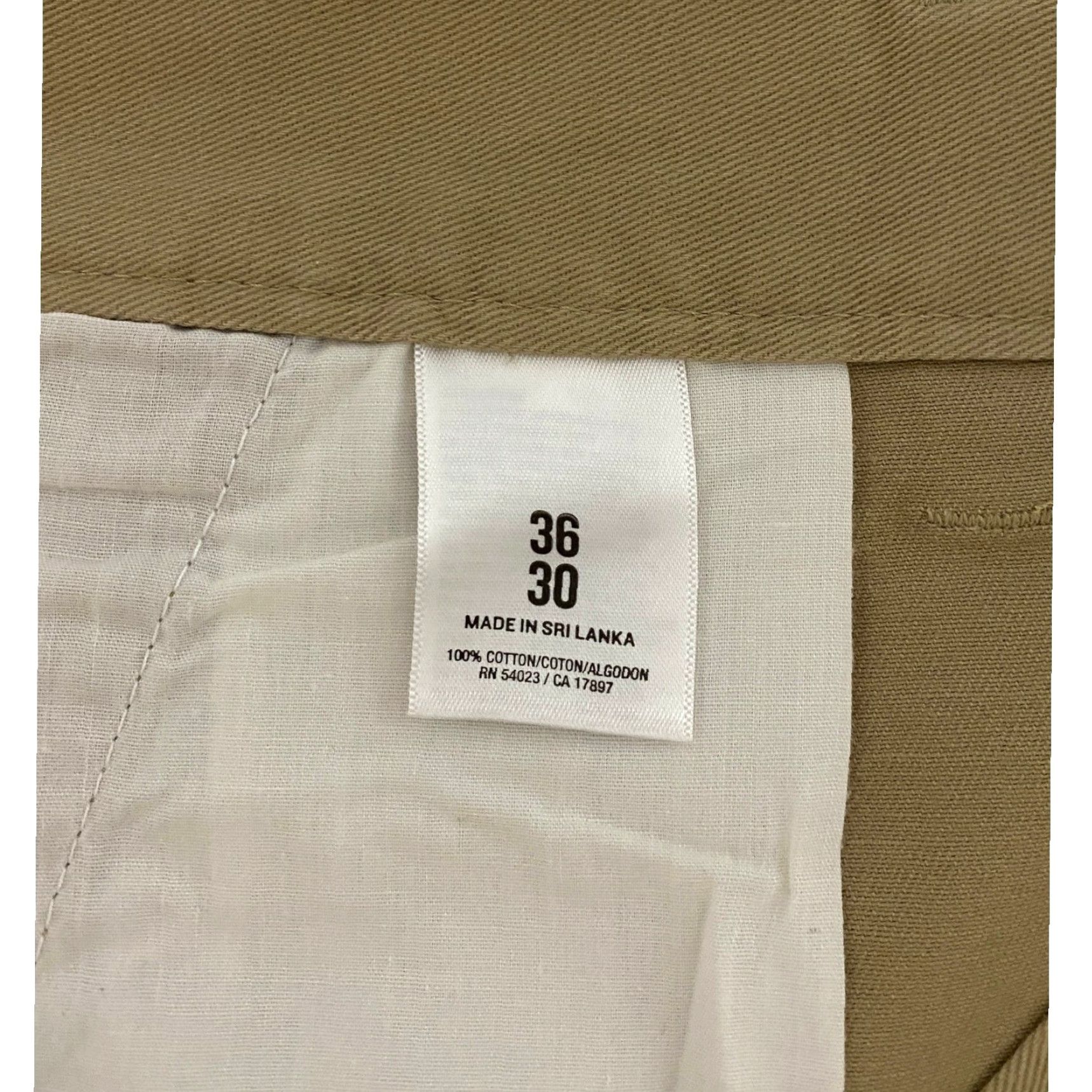 Old Navy Old Navy Khakis Mens Flat Front Straight Leg Pants 36x30 Tan Cotton NWT Classic Chino Casual Workwear Everyday Pants Mens Size US 36 / EU 52 - 5 Thumbnail