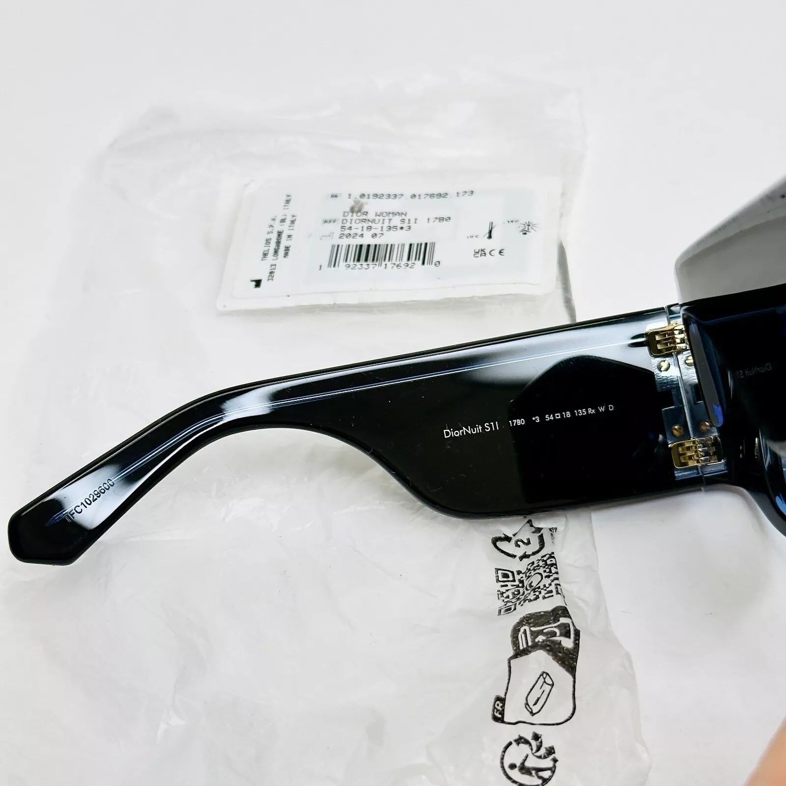 Christian Dior Monsieur CHRISTIAN DIOR NUIT Black S1I Sunglasses DIORNUIT CD40168I Size ONE SIZE - 8 Thumbnail