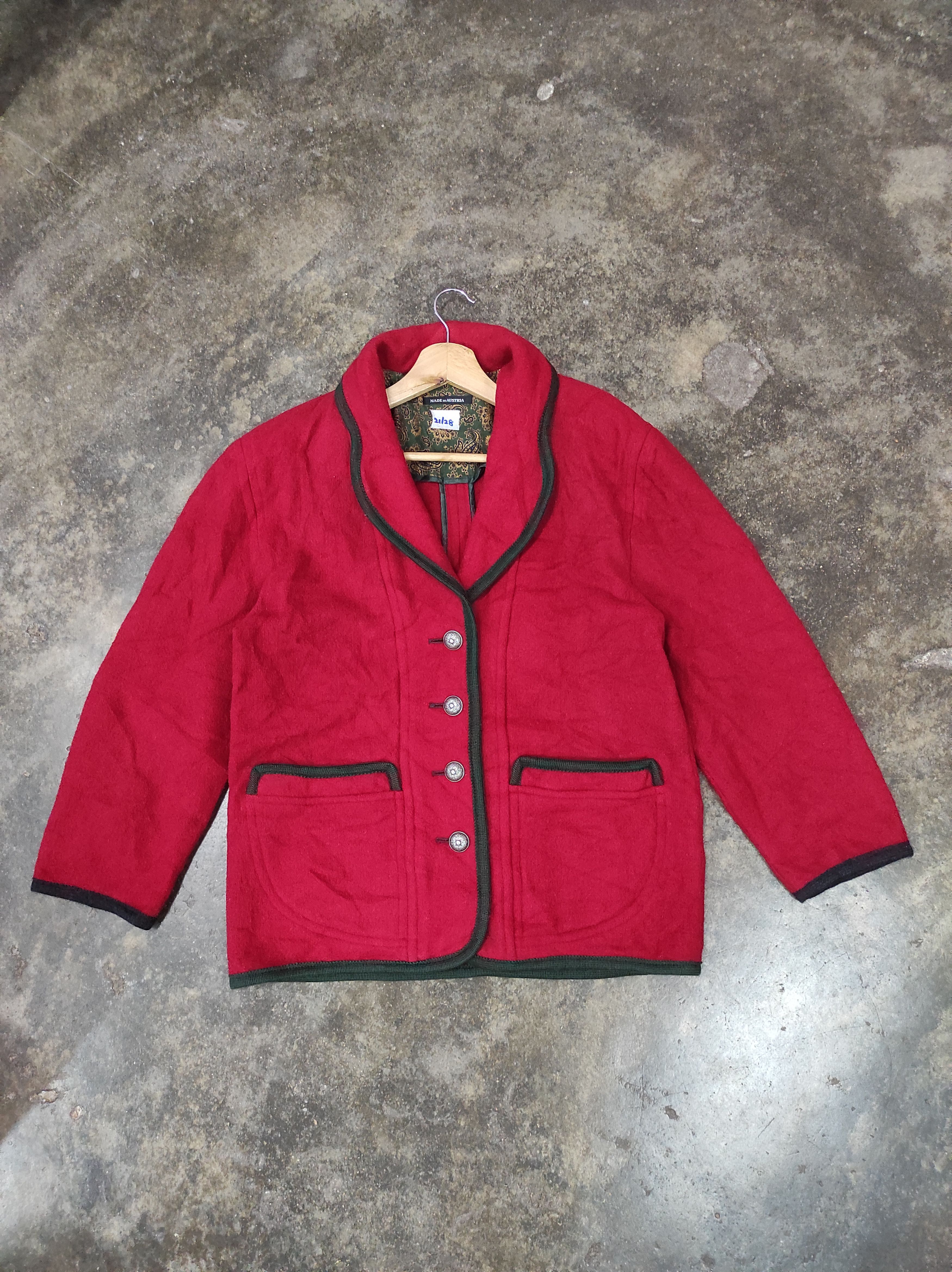 Schneiders × Vintage SCHNEIDERS SALZBURG SCHURWOLLE WOOL CARDIGAN JACKET Size M / US 6-8 / IT 42-44 - 2 Thumbnail