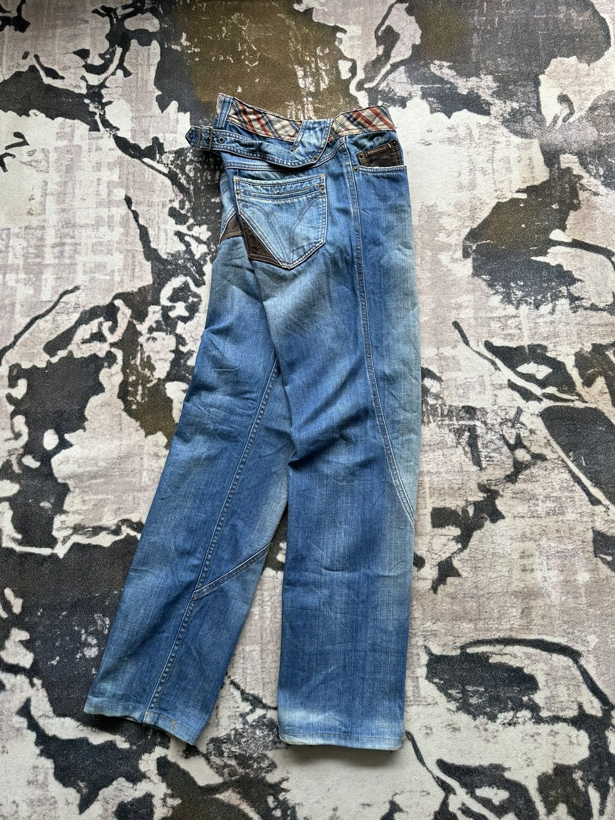 Dolce & Gabbana 2007SS - D&G cummerband spiral denim buckle back Size US 33 - 2 Thumbnail