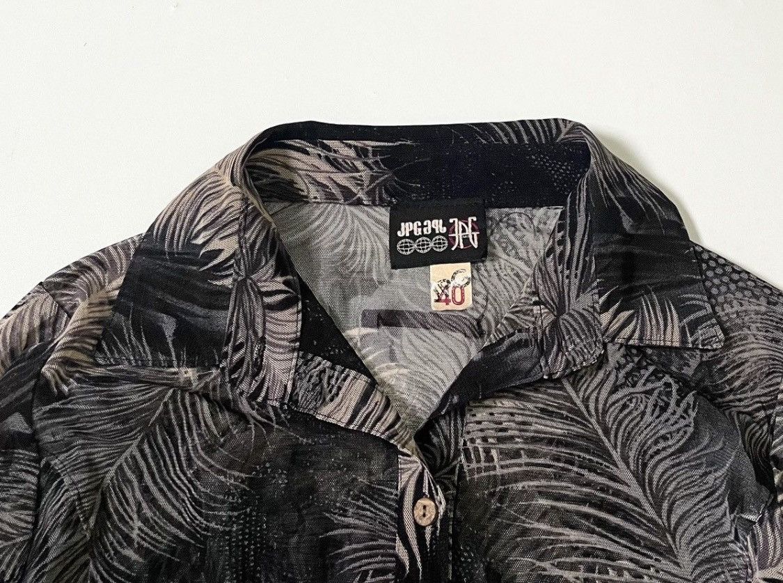 Jean Paul Gaultier Vintage jpg transparent sheer printed button up Size US S / EU 44-46 / 1 - 5 Thumbnail