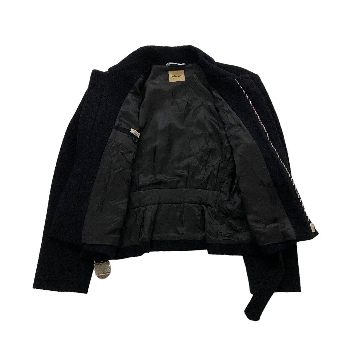 45rpm 45rpm wool cropped zipper jacket made in Italy Size M / US 6-8 / IT 42-44 - 16 Thumbnail