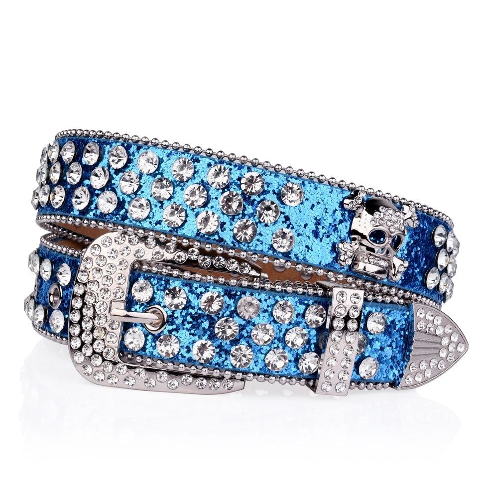 Japanese Brand rhinestone bling bling belt Size ONE SIZE - 3 Thumbnail