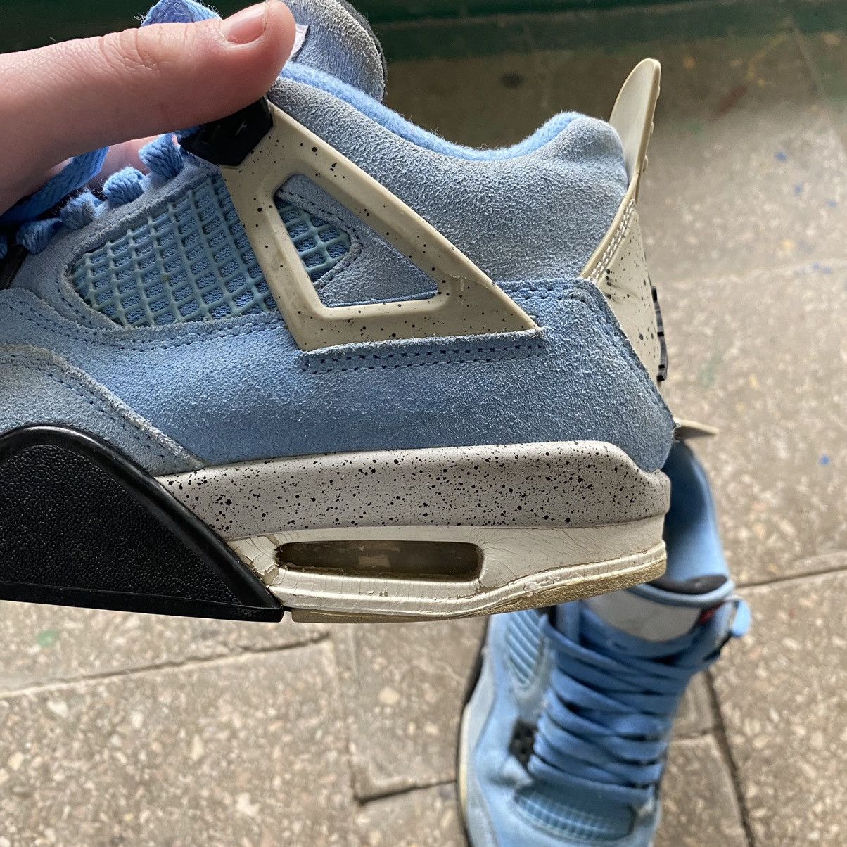 Jordan Brand × Nike Nike Air Jordan 4 University Blue 408452-400 OG Retro Size US 6.5 / EU 39-40 - 7 Thumbnail