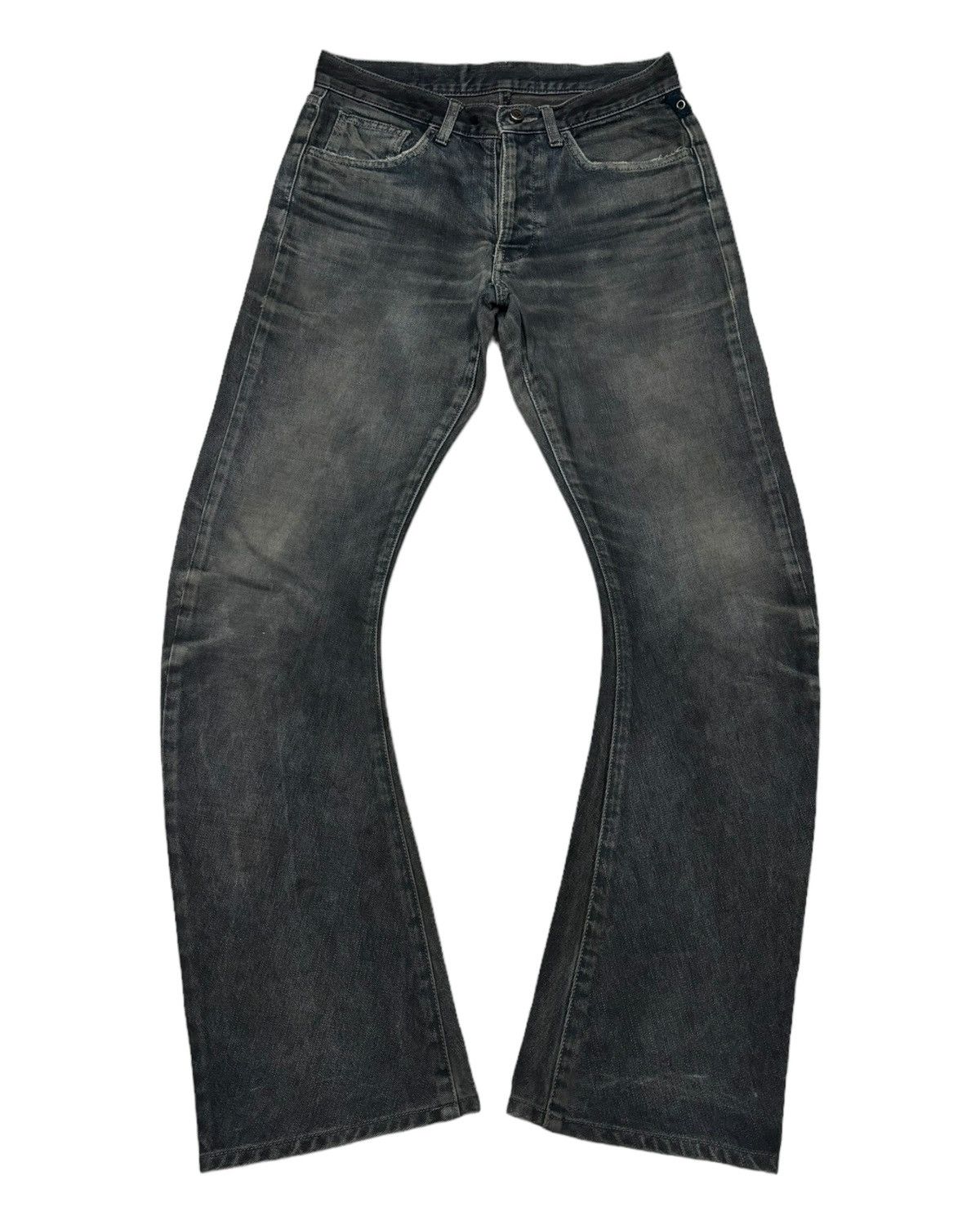 Attachment 🔥ISAMU KATAYAMA BACKLASH CURVE FLARED JEANS Size US 30 / EU 46 - 5 Thumbnail