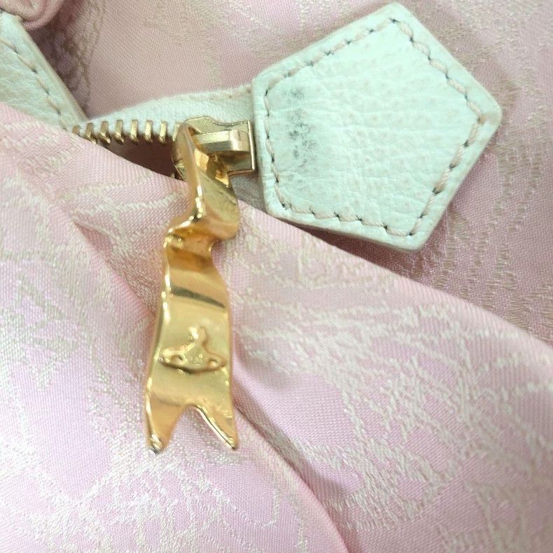 Vivienne Westwood Vivienne Westwood Pink Saturn embroidered bowling bag Size ONE SIZE - 5 Thumbnail