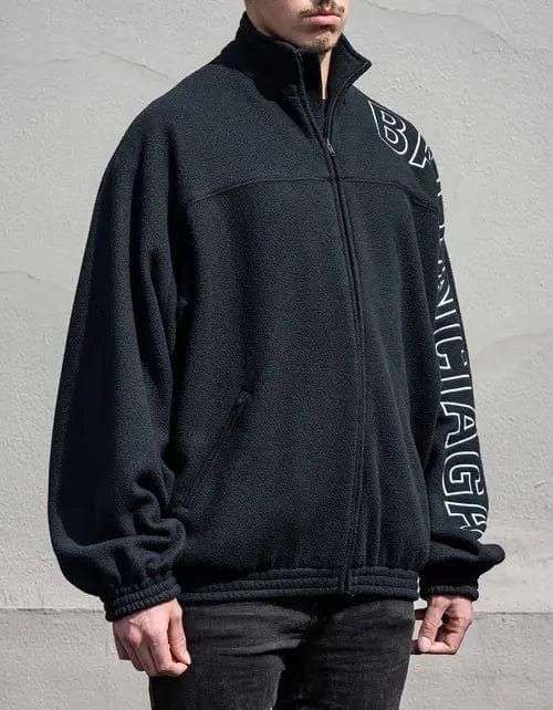 Balenciaga Balenciaga Black Logo Tracksuit Jacket SIZE 46 Size US S / EU 44-46 / 1 - 3 Thumbnail