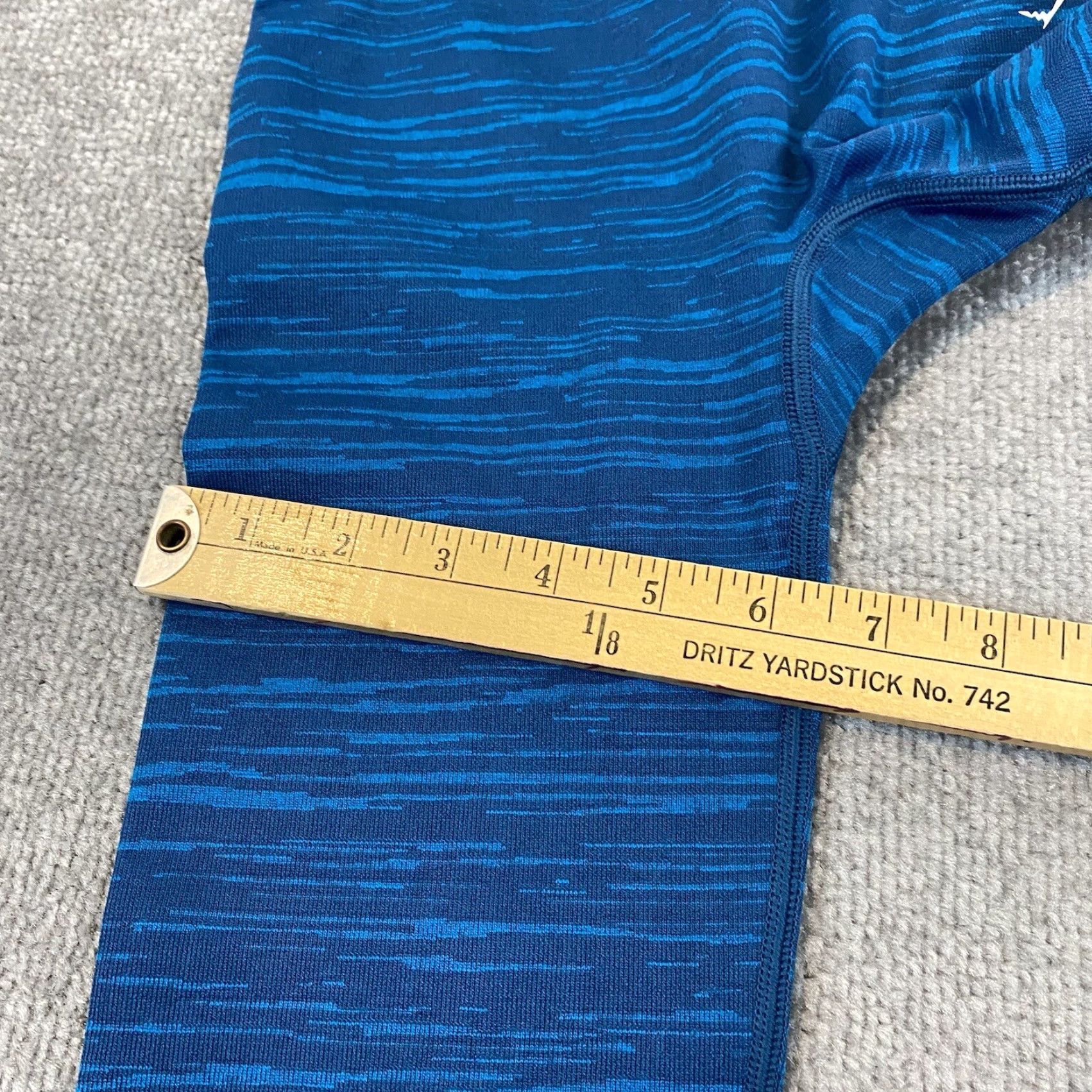 Gymshark GYMSHARK Leggings Womens XS/S Heather Blue Mid-Rise Workout Gym Train Stretch Size 28" / US 6 / IT 42 - 6 Thumbnail