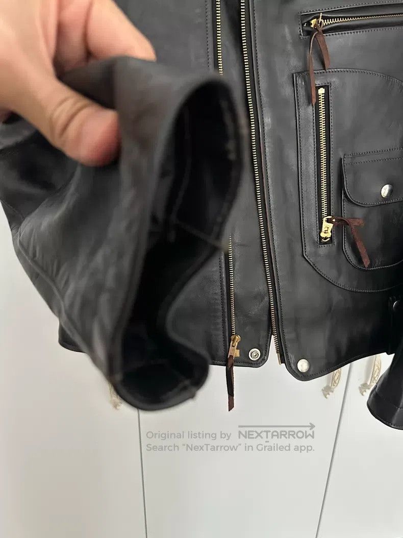 Buco Buco J24 leather jacket Size US L / EU 52-54 / 3 - 3 Thumbnail