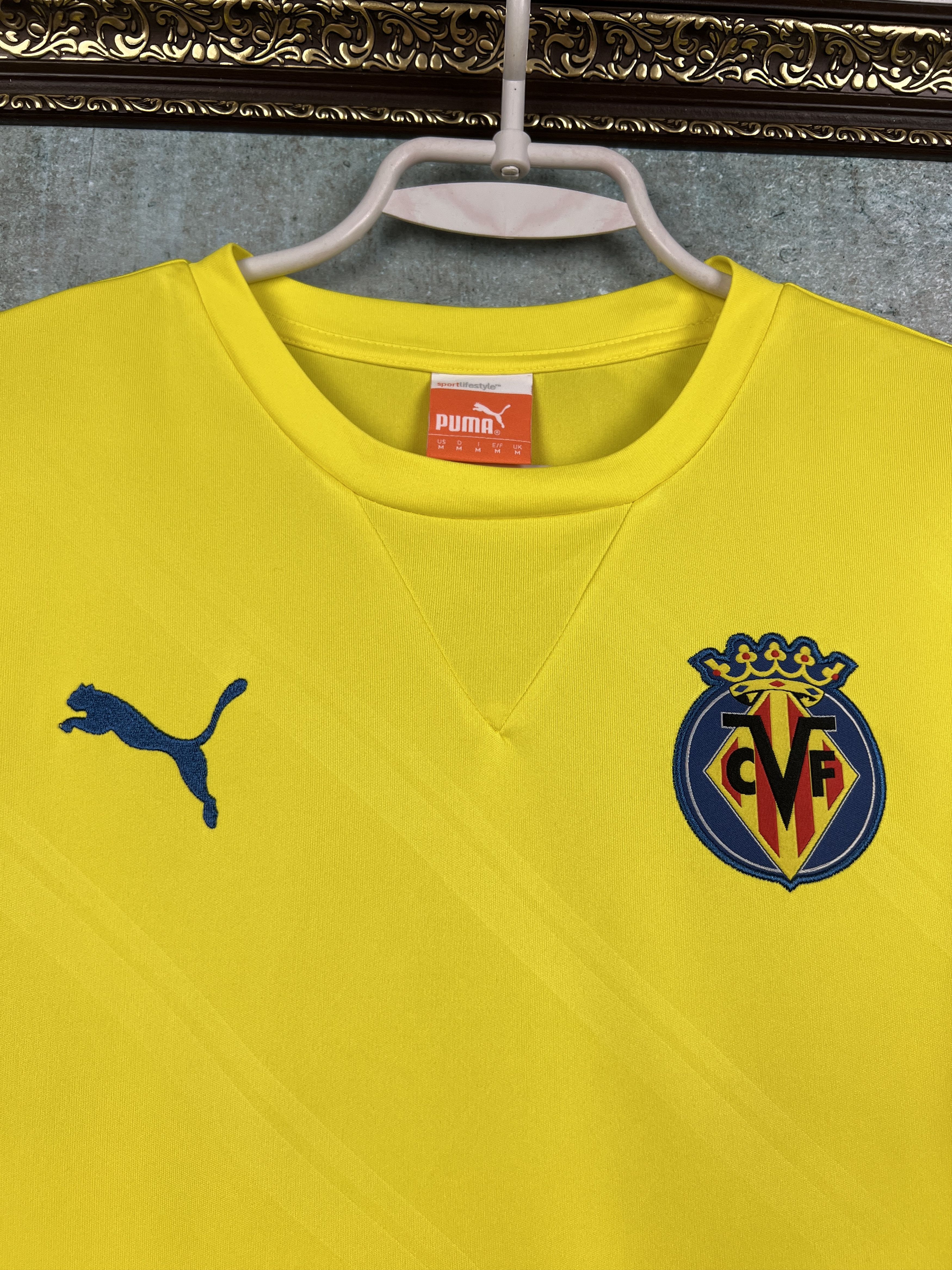 Puma Villarreal Home football shirt 2010 Soccer Jersey Trikot Size US M / EU 48-50 / 2 - 3 Thumbnail