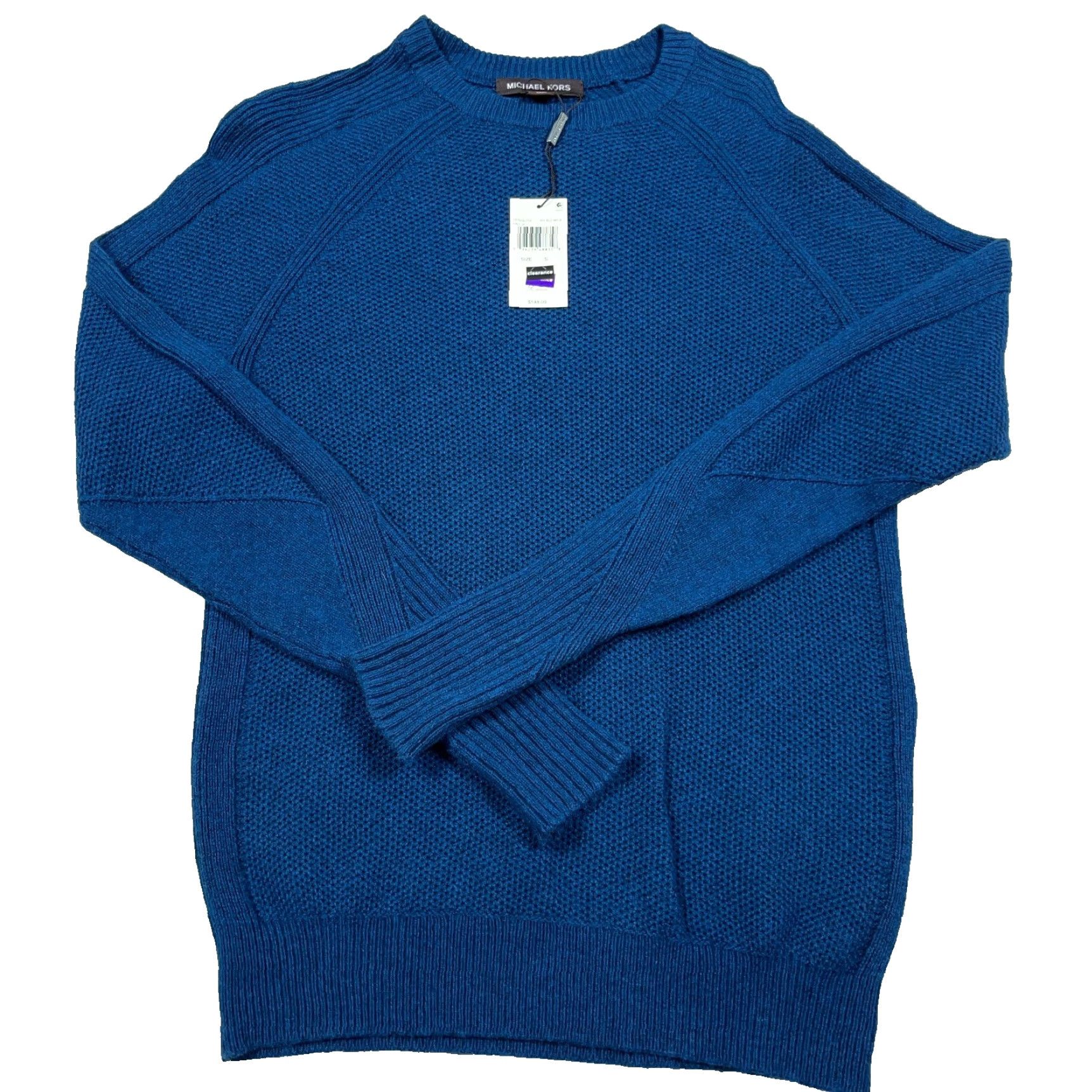 Michael Kors Michael Kors Sweater Men S Blue Crew Neck Pullover Knit Wool Nylon Cotton Logo 90s Classic Preppy Indoor Outdoor All Seasons Regular Size US S / EU 44-46 / 1 - 2 Thumbnail