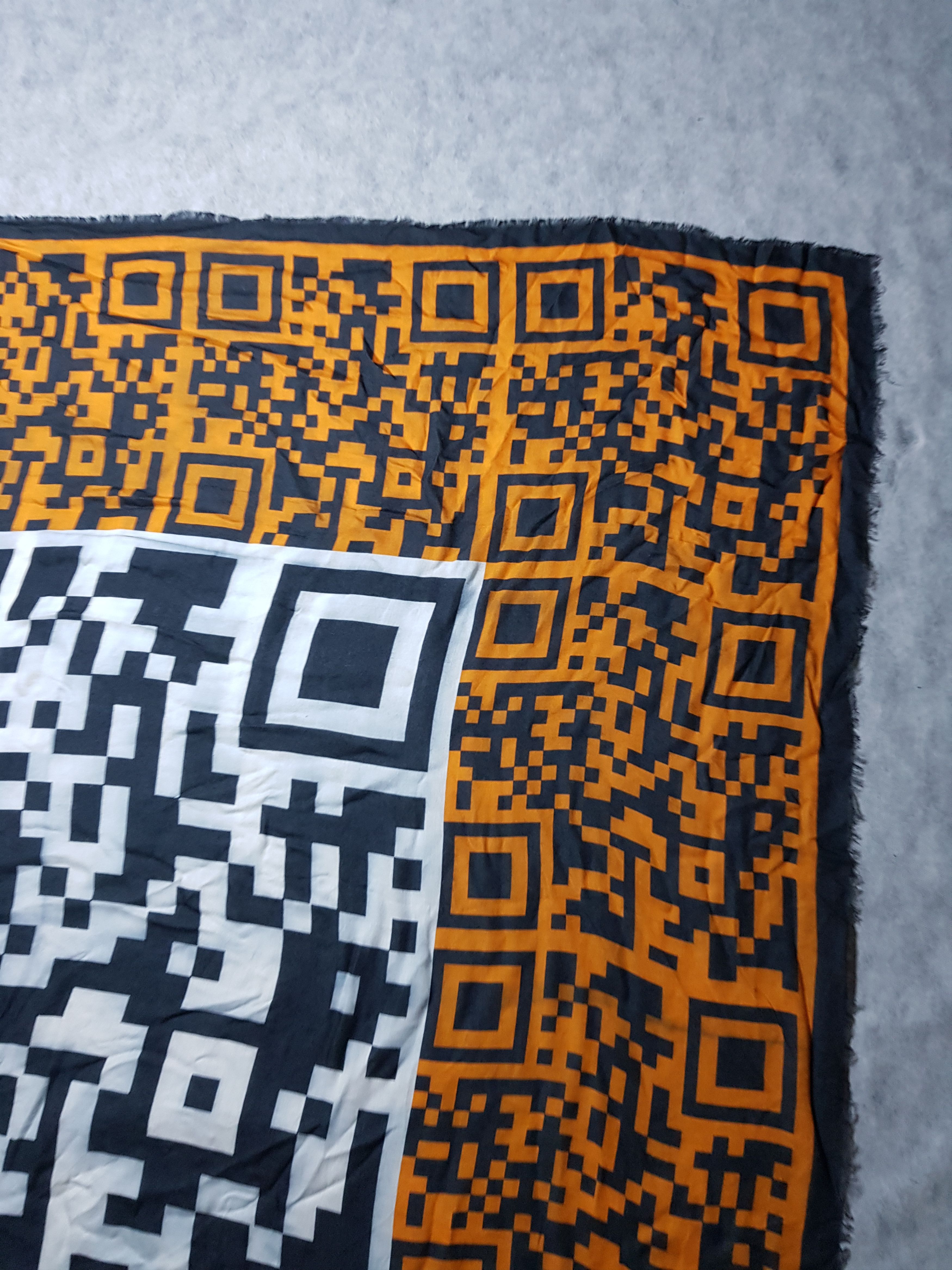 Moschino Moschino QR Code Cheap and Chic scarf 140cm 7% Cashmere Size ONE SIZE - 4 Thumbnail