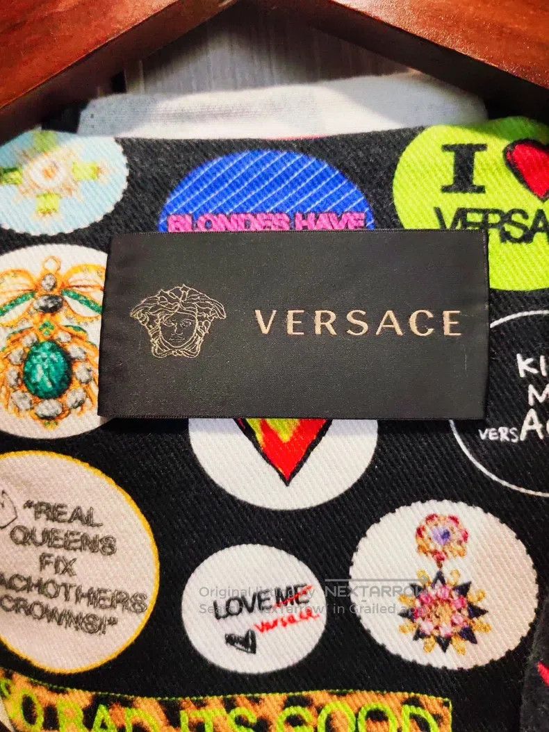 Versace Versace Badge print jacket coat Size US XL / EU 56 / 4 - 5 Thumbnail