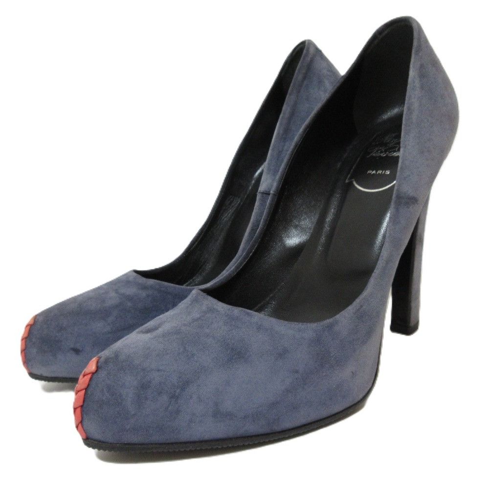 Roger Vivier Roger Vivier Roger Vivier Braided Leather Pumps Suede Shoes DUTY FREE for USA Size ONE SIZE - 1 Thumbnail