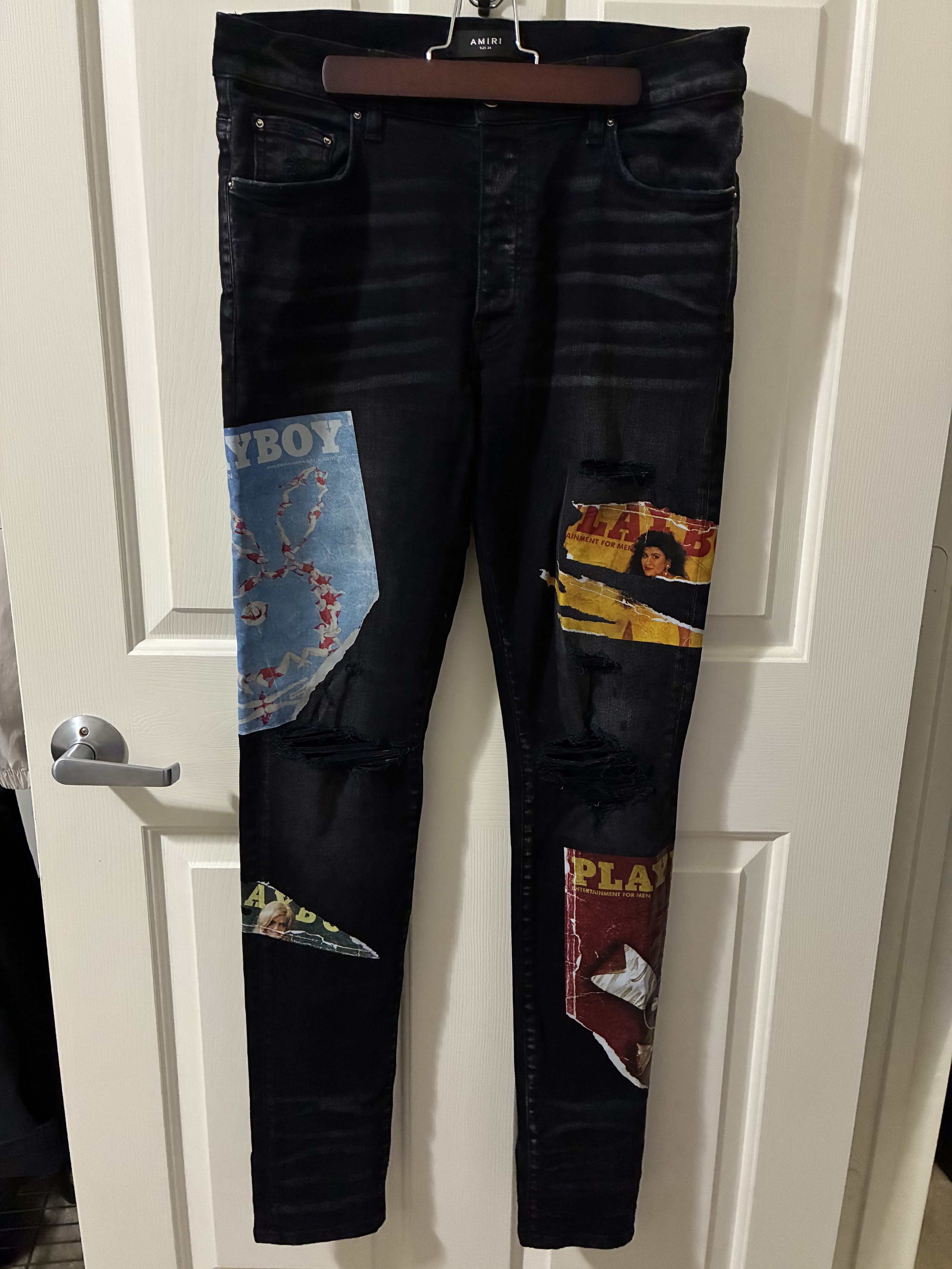 Amiri × Playboy Amiri X Playboy Graphic Jeans | Grailed