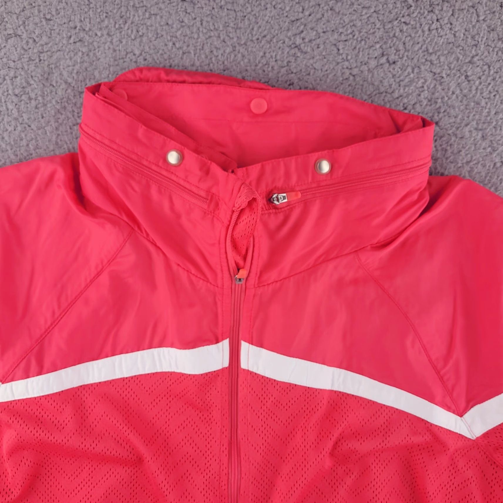 Nike Nike Jacket Womens XL Pink Windbreaker Hooded Zip Activewear Spring Summer Fall Performance Running Gym Training 364291-622 Womens Size XL / US 12-14 / IT 48-50 - 2 Thumbnail