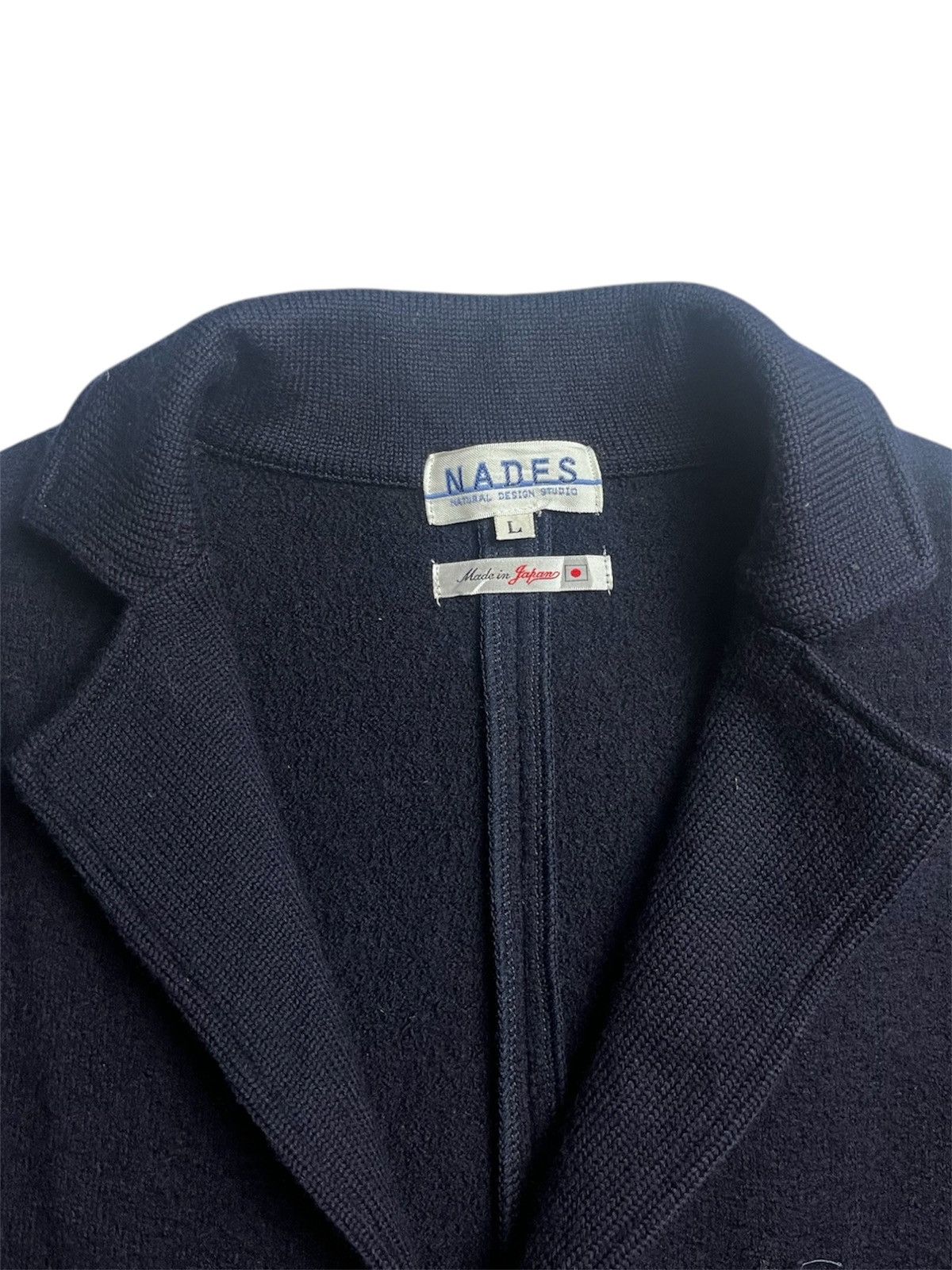 Japan Blue × Japanese Brand Vintage NADES Natural Design Studio Wool Jacket Size US L / EU 52-54 / 3 - 10 Thumbnail