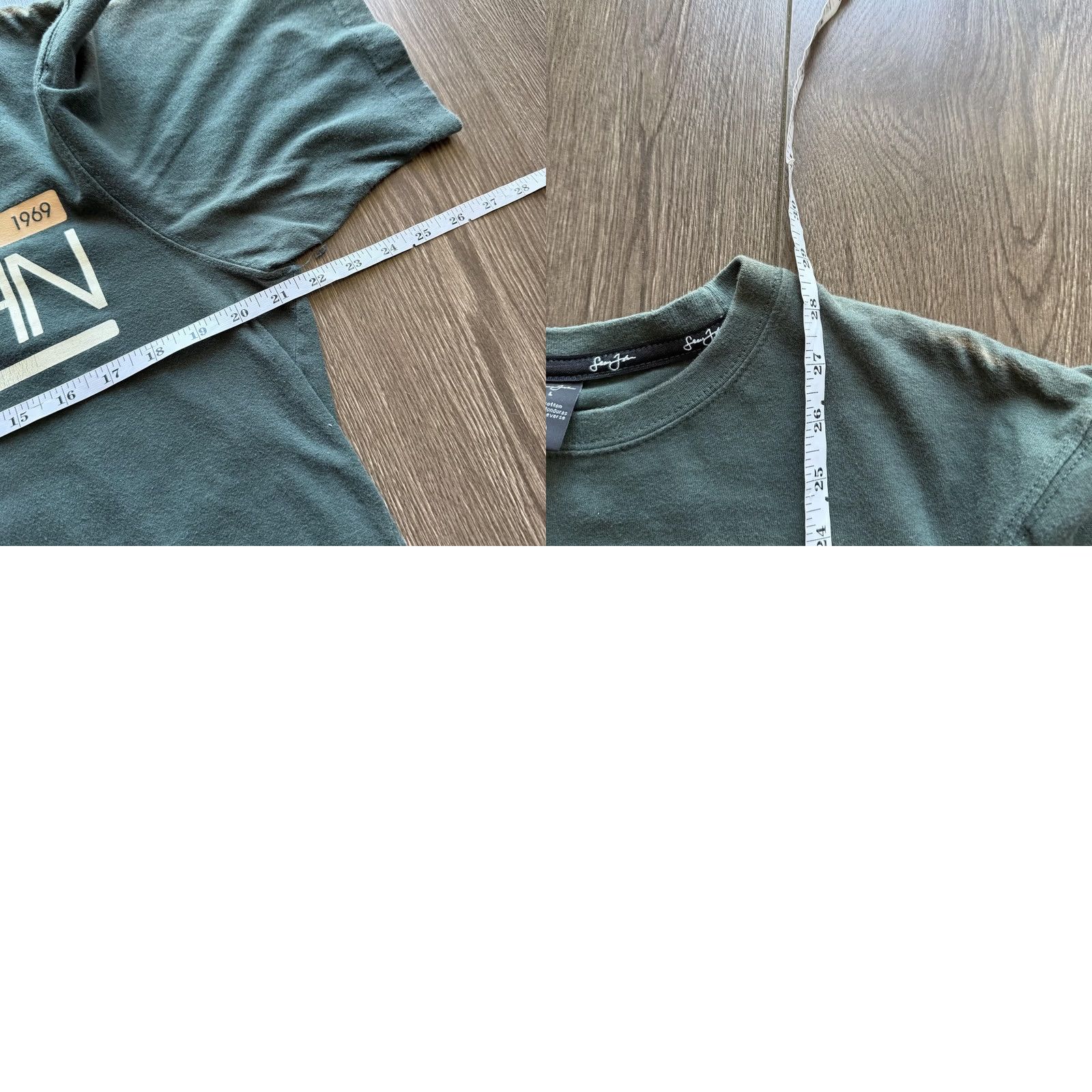 Sean John VINTAGE Sean John Shirt Mens Large Green 1969 Logo Graphic Tee Hip Hop Streetwear Size US L / EU 52-54 / 3 - 8 Thumbnail