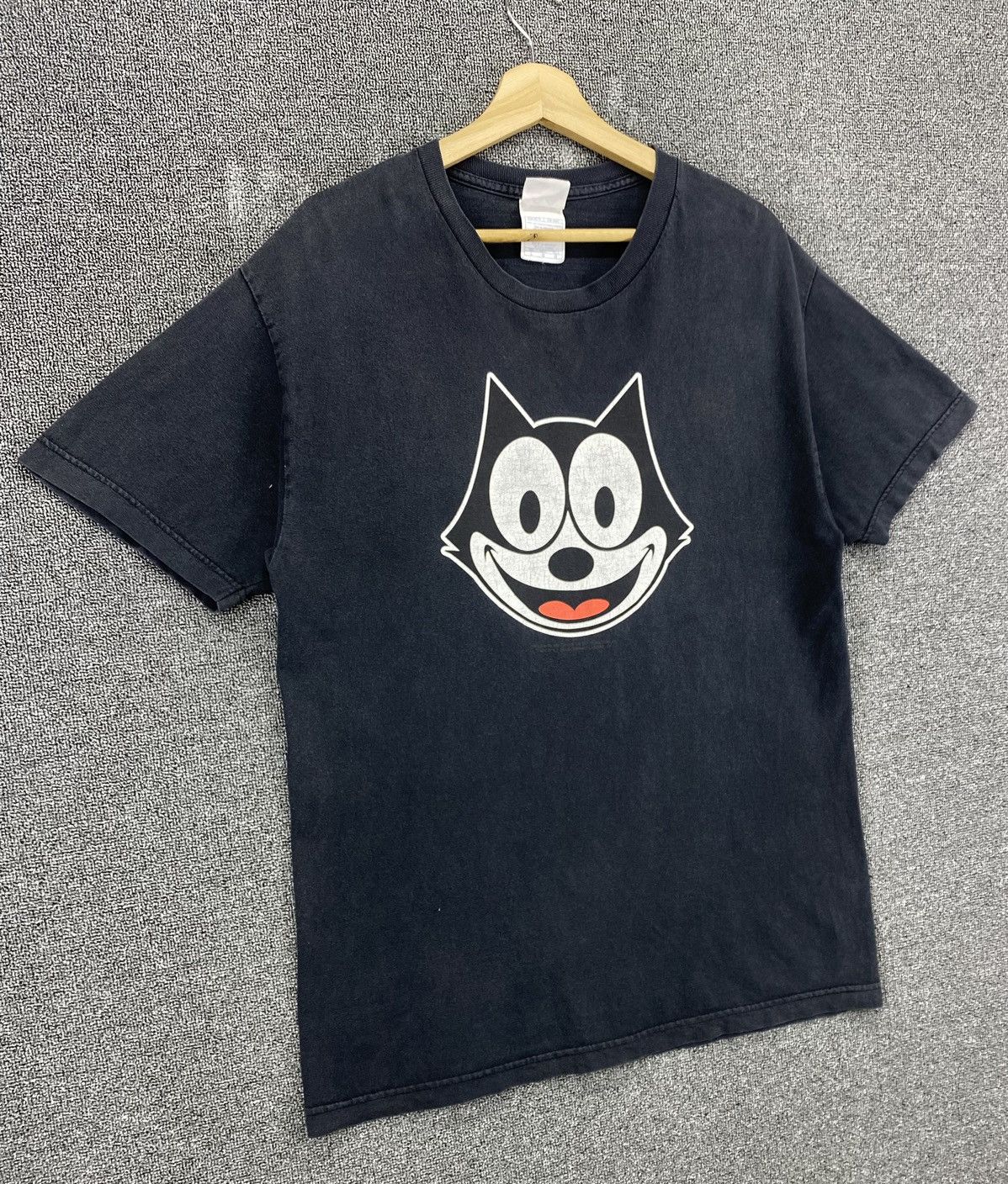 Vintage Vintage Felix Smiley The Black Cat Tees T Shirts Size US L / EU 52-54 / 3 - 2 Thumbnail