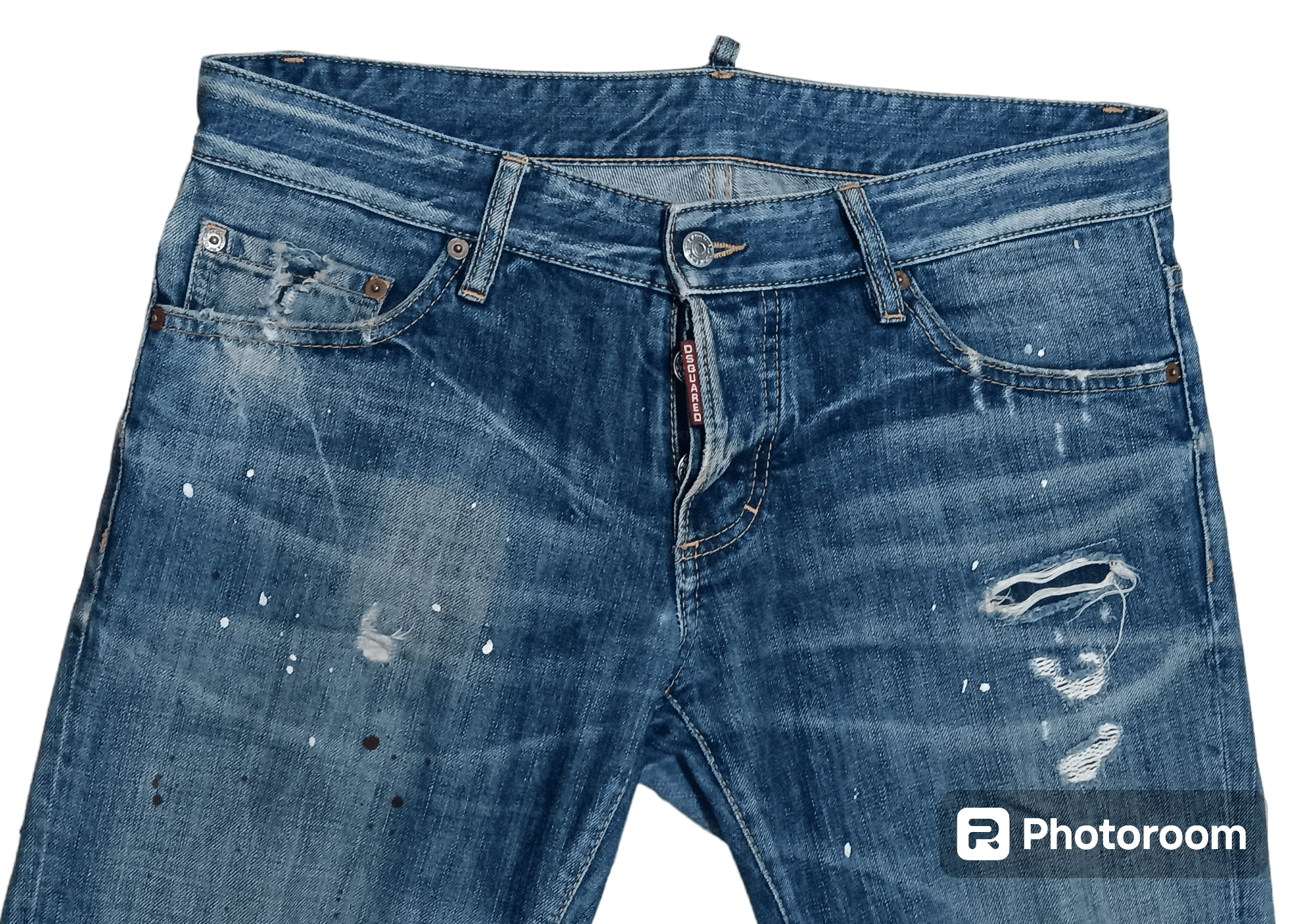 Dsquared2 × If Six Was Nine DSQUARED2 DISTRESS BUTTON-FLY JEANS Size US 36 / EU 52 - 3 Thumbnail
