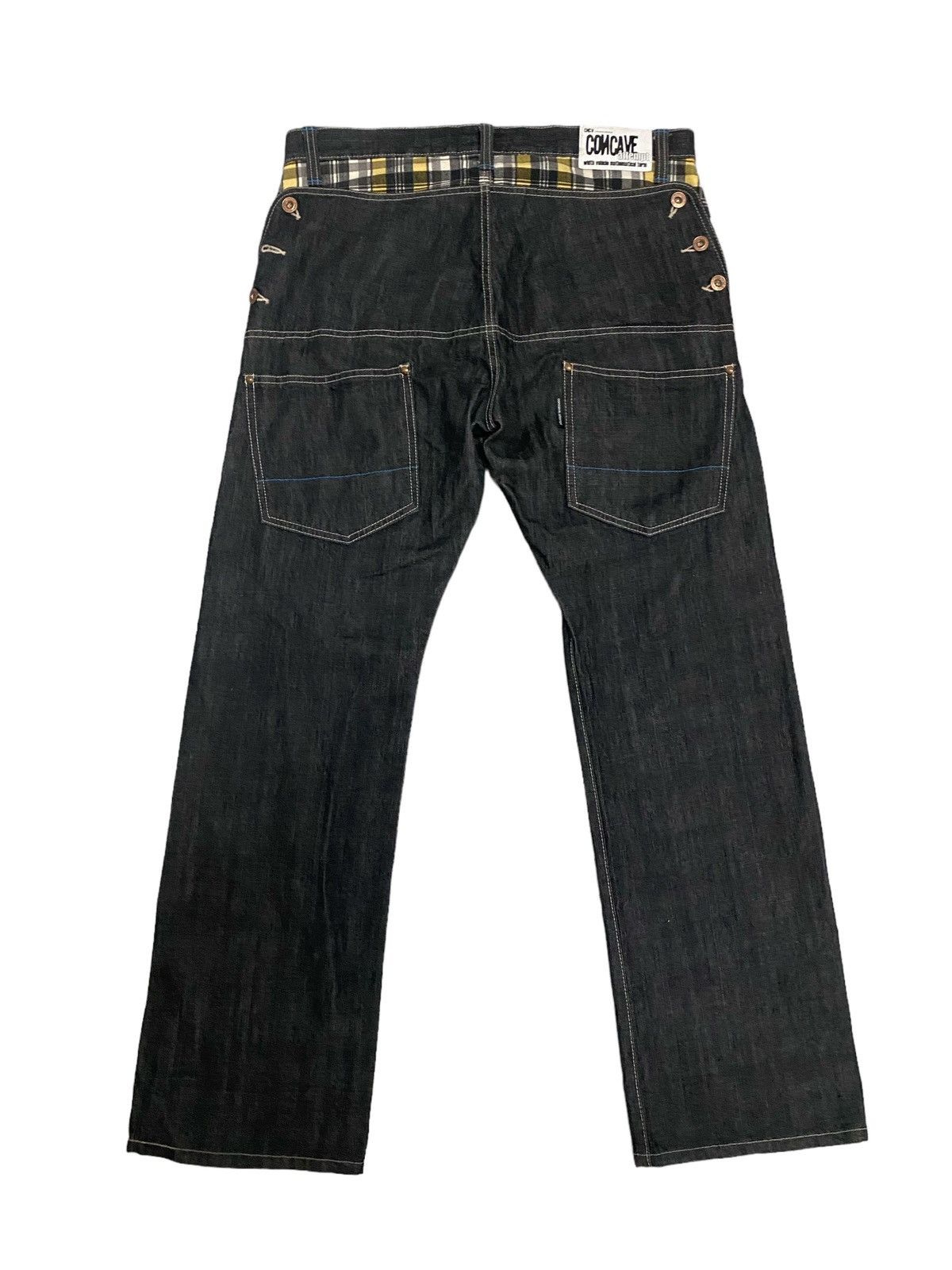 Japanese Brand Vintage CNCV Concave Attempt Japanese Denim Jeans Size US 35 - 3 Thumbnail