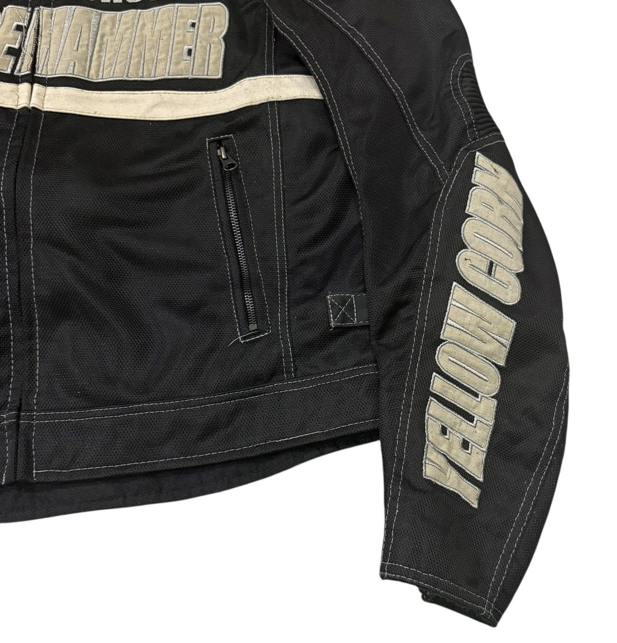 YELLOW CORN Vintage Yellowcorn Sledgehammer Moto Racing Padded Jacket Size US L / EU 52-54 / 3 - 3 Thumbnail
