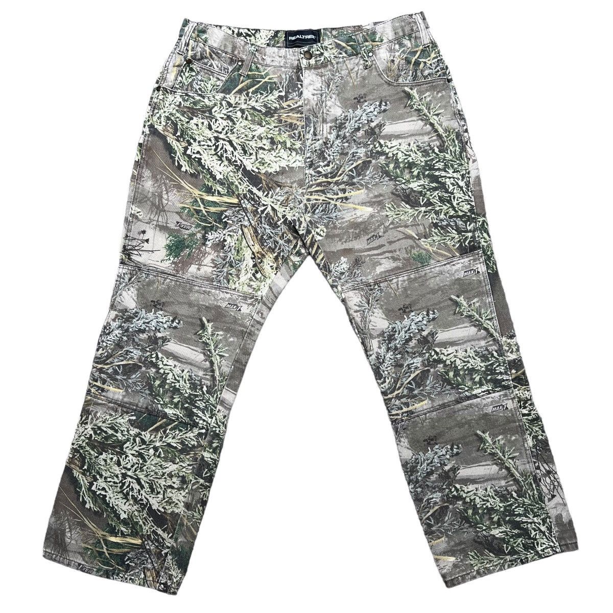 Realtree Vintage 2000s Real Tree Camo Zip Up Jeans Size US 33 - 1 Thumbnail