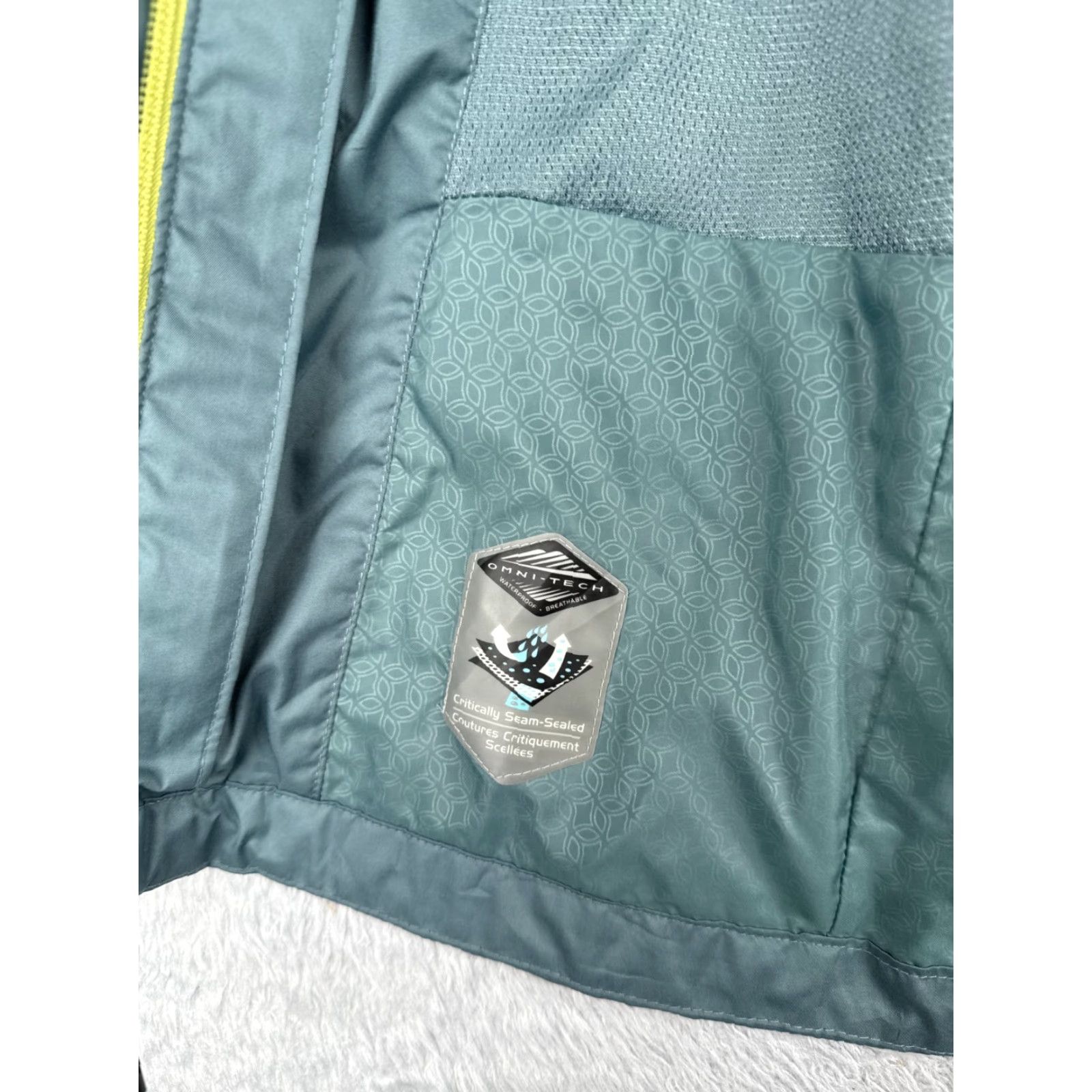 Vintage Columbia Jacket Women Medium Green Interchange 3-in-1 SHELL ONLY Ski Snow Winter Size M / US 6-8 / IT 42-44 - 4 Thumbnail