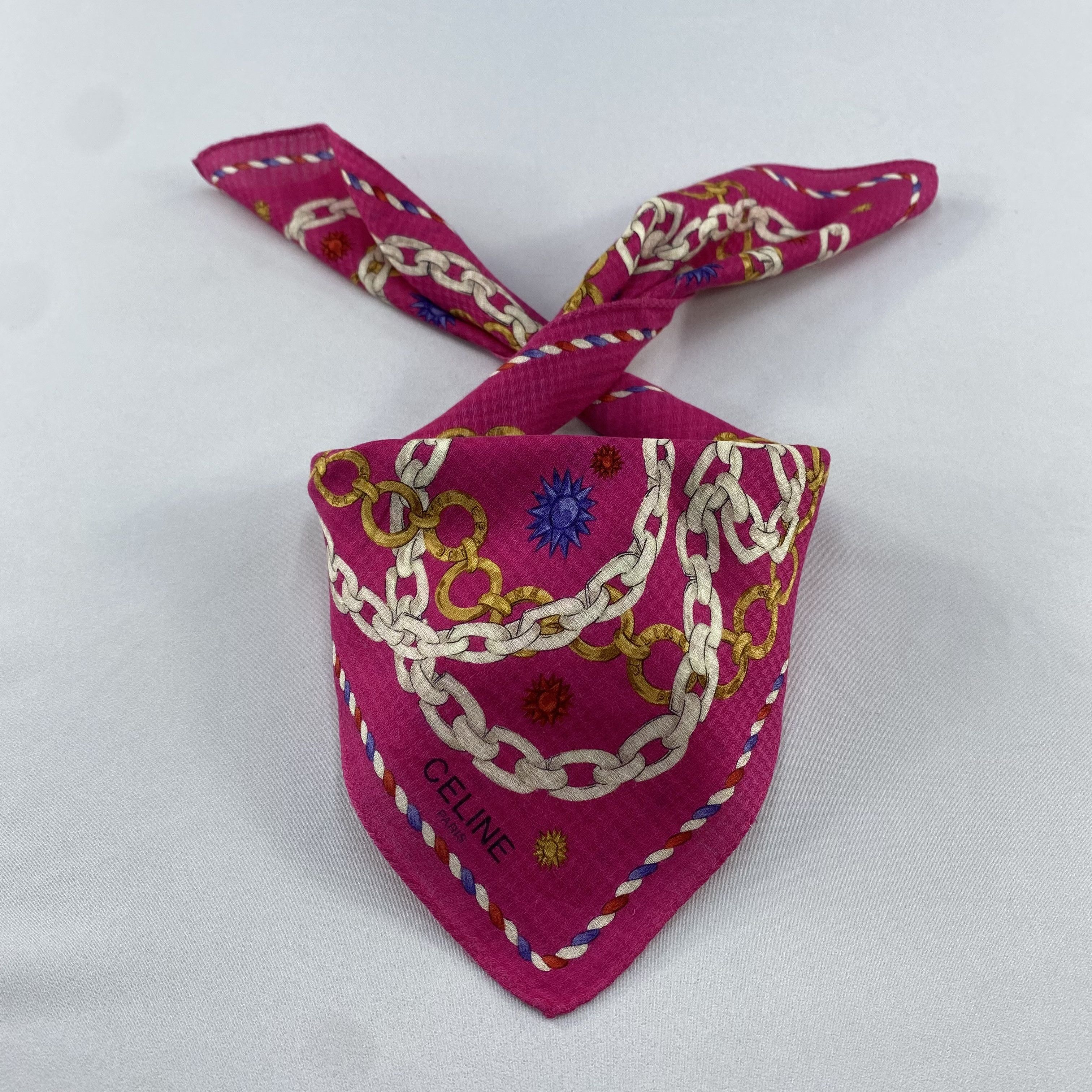 Celine Celine Handkerchief / Bandana / Neckerchief C890 Size ONE SIZE - 1 Thumbnail