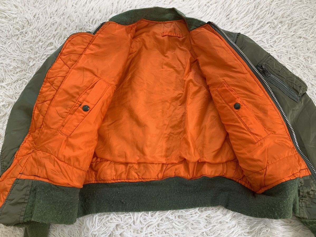 Alpha Industries Vintage Alpha Industries MA-1 Flight Bomber Jacket Zip Ideal Size US S / EU 44-46 / 1 - 14 Thumbnail