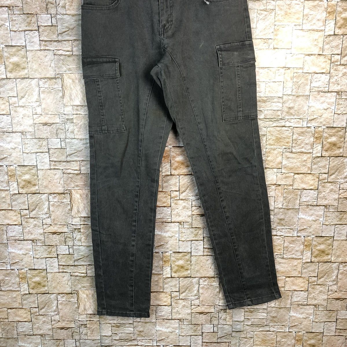 Japanese Brand Studio Deep Brown Cargo Multipocket Pants #A628 Size US 29 - 3 Thumbnail