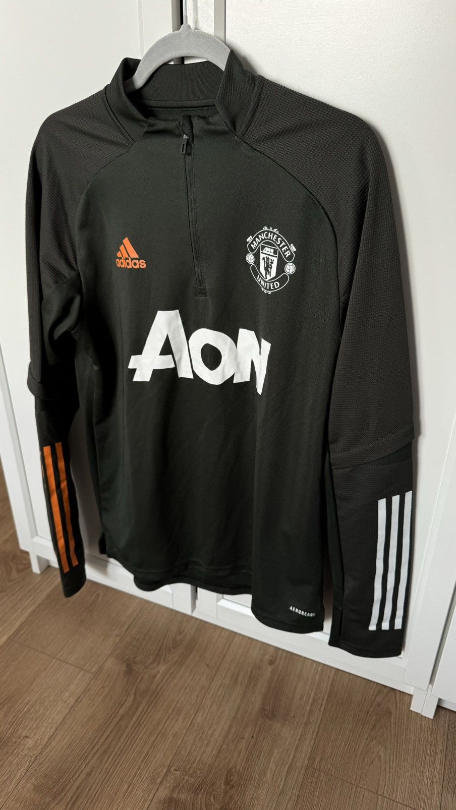 Adidas Adidas Manchester United 2020 AON 1/4 zip pullover Size US M / EU 48-50 / 2 - 2 Thumbnail