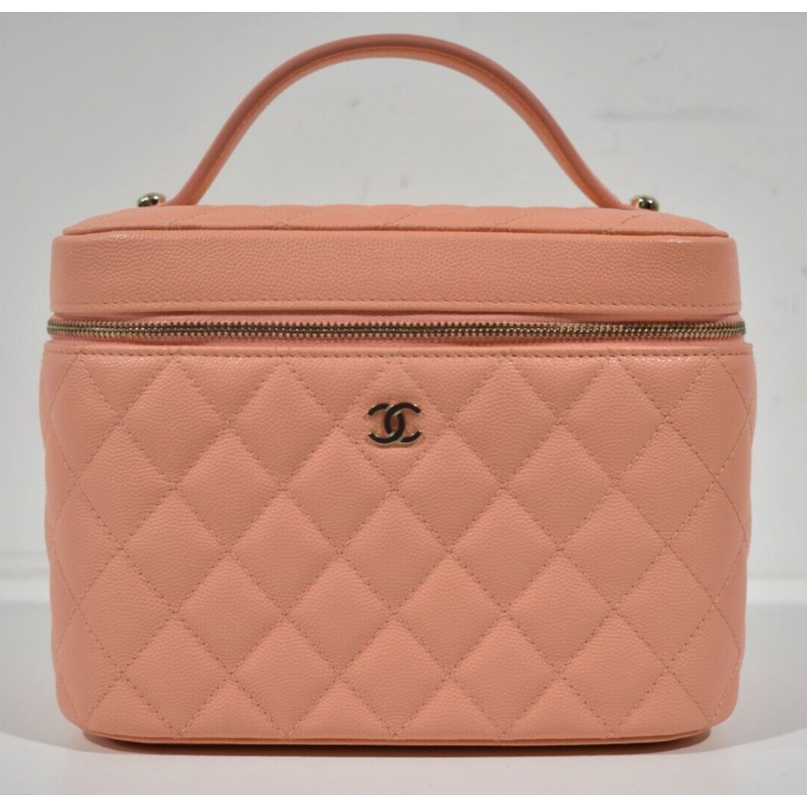 Chanel Chanel Beauty Pouch Case Top Handle Travel Toiletry Bag Size ONE SIZE - 1 Thumbnail