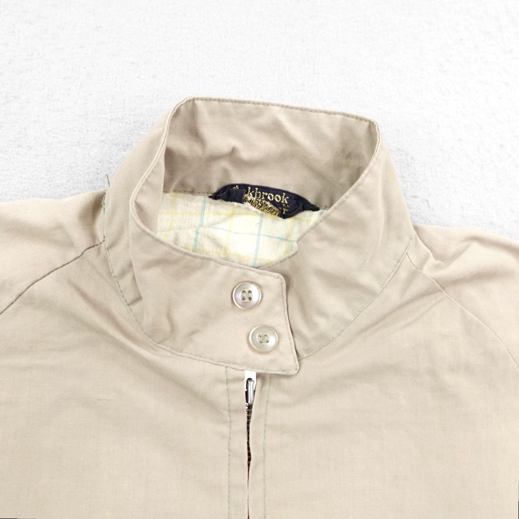 Sears VINTAGE Oakbrook Sportswear Jacket Mens XL Beige Bomber Talon Zipper Coat 60s Size US XL / EU 56 / 4 - 2 Thumbnail