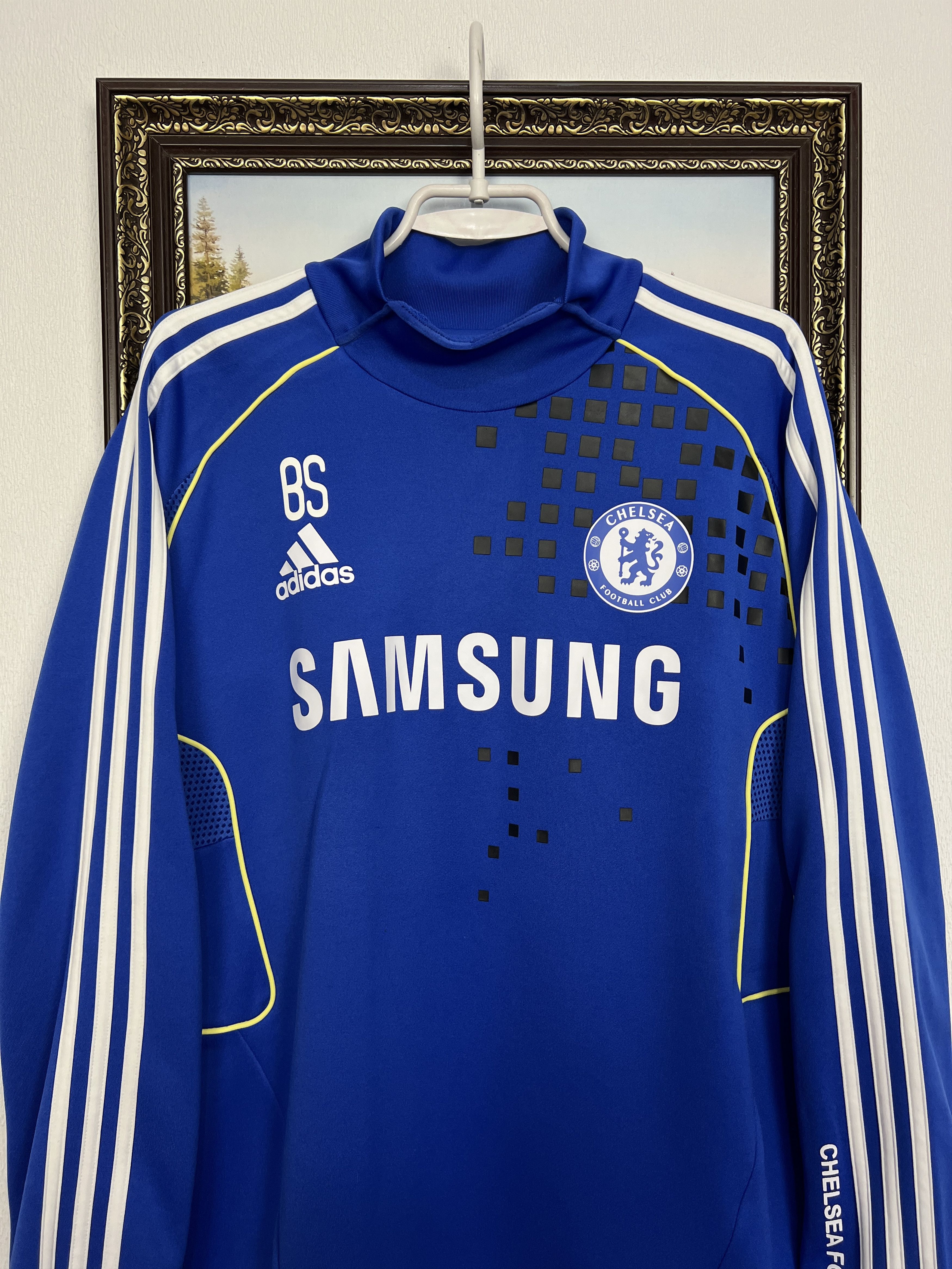 Adidas Chelsea Football Player Train Sweatshirt Track Top Jacket Size US L / EU 52-54 / 3 - 2 Thumbnail