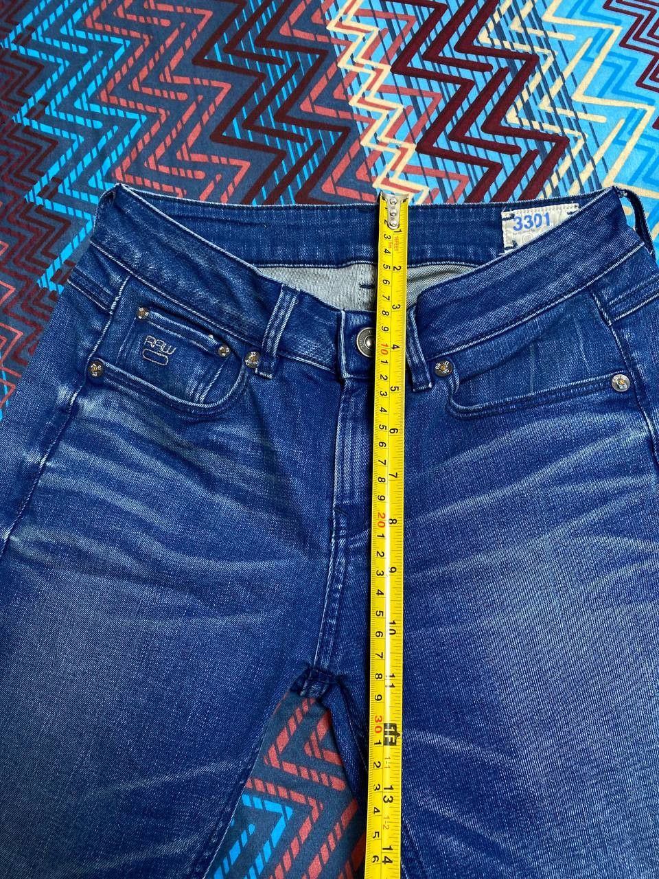 G-Star vintage blue jeans G-Star Raw 3301 Y2K streetwear Size US 27 - 15 Thumbnail