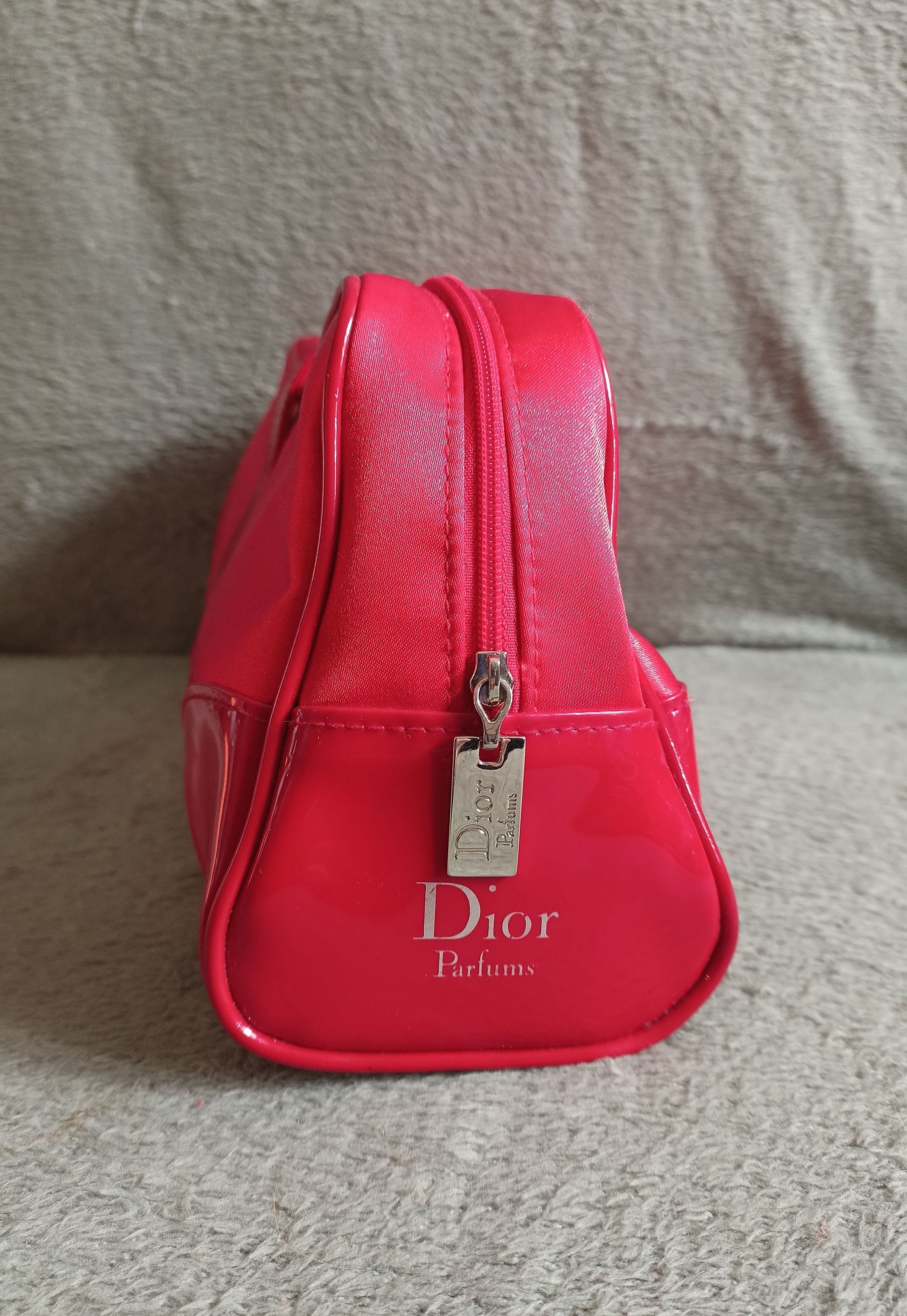 Dior Dior Vintage Red Cosmetic Travel Bag Pouch Size ONE SIZE - 3 Thumbnail