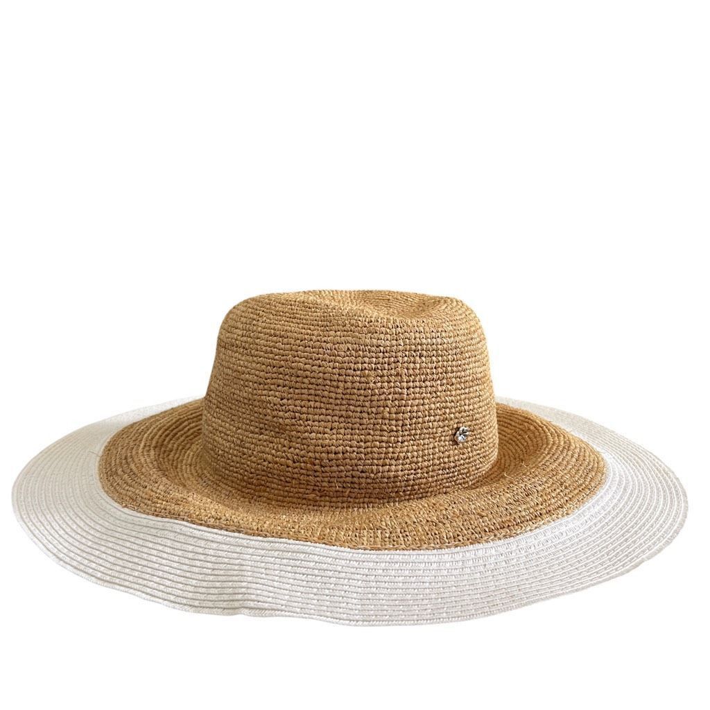 Other florabella Lucia Brim Sunhat in Natural & White Size ONE SIZE - 4 Thumbnail