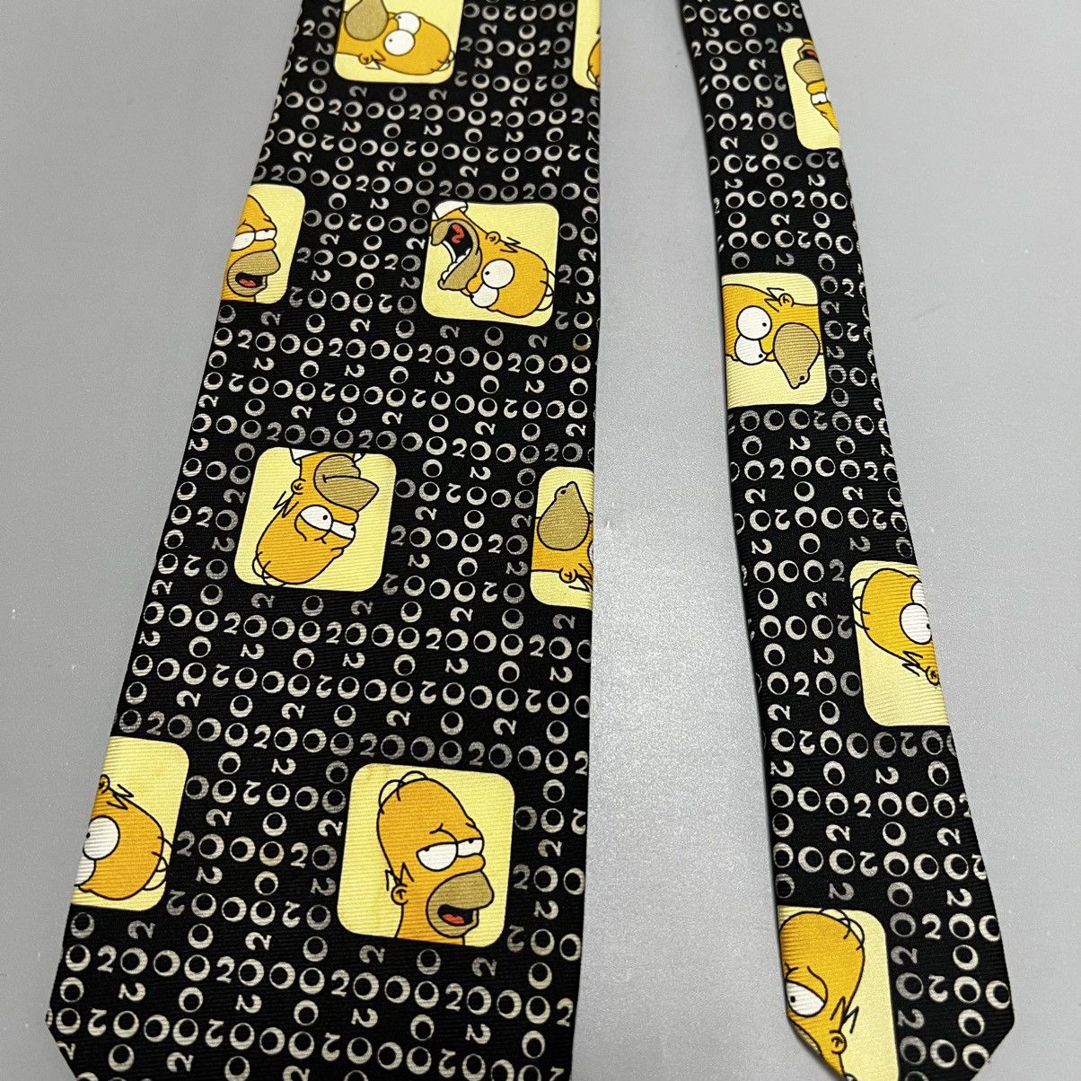 The Simpsons × Vintage Mens Vintage The Simpsons Homer Tie 00s Size ONE SIZE - 9 Thumbnail