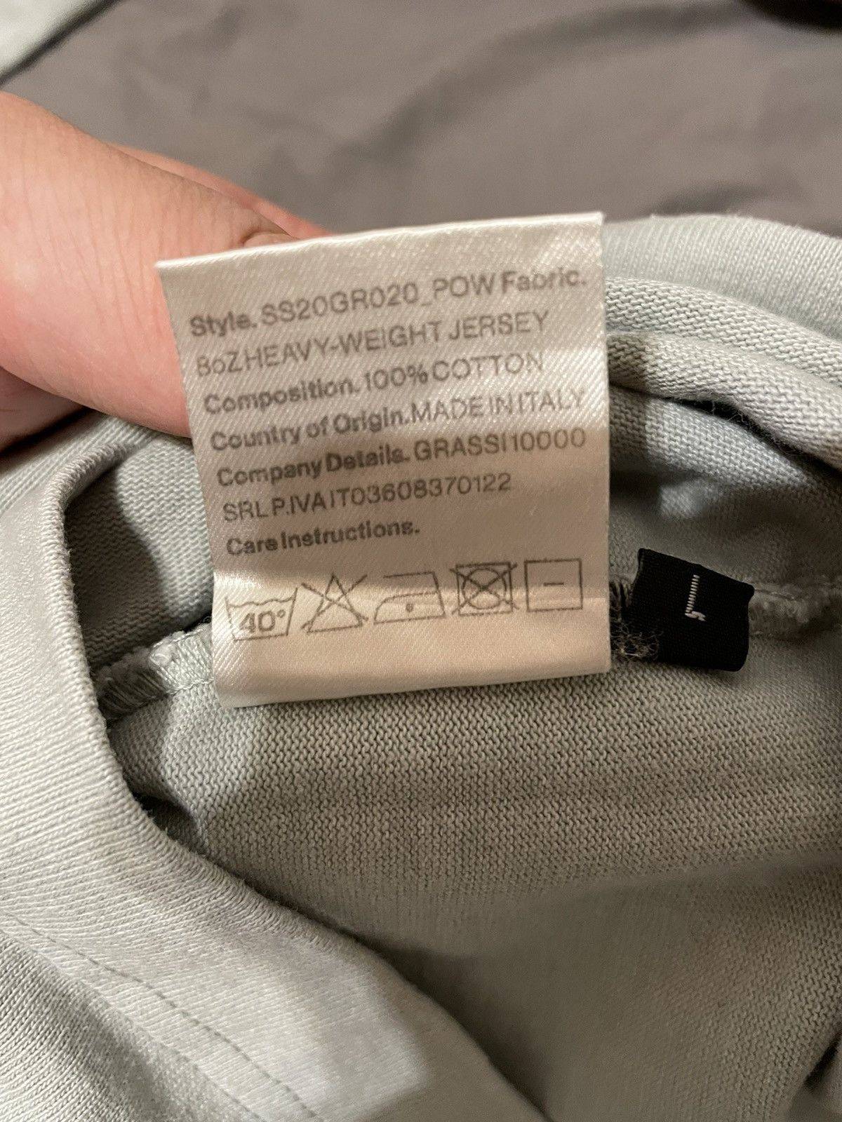 GR10K Gr10k 8oz heavy weight jersey tee Size US L / EU 52-54 / 3 - 4 Thumbnail