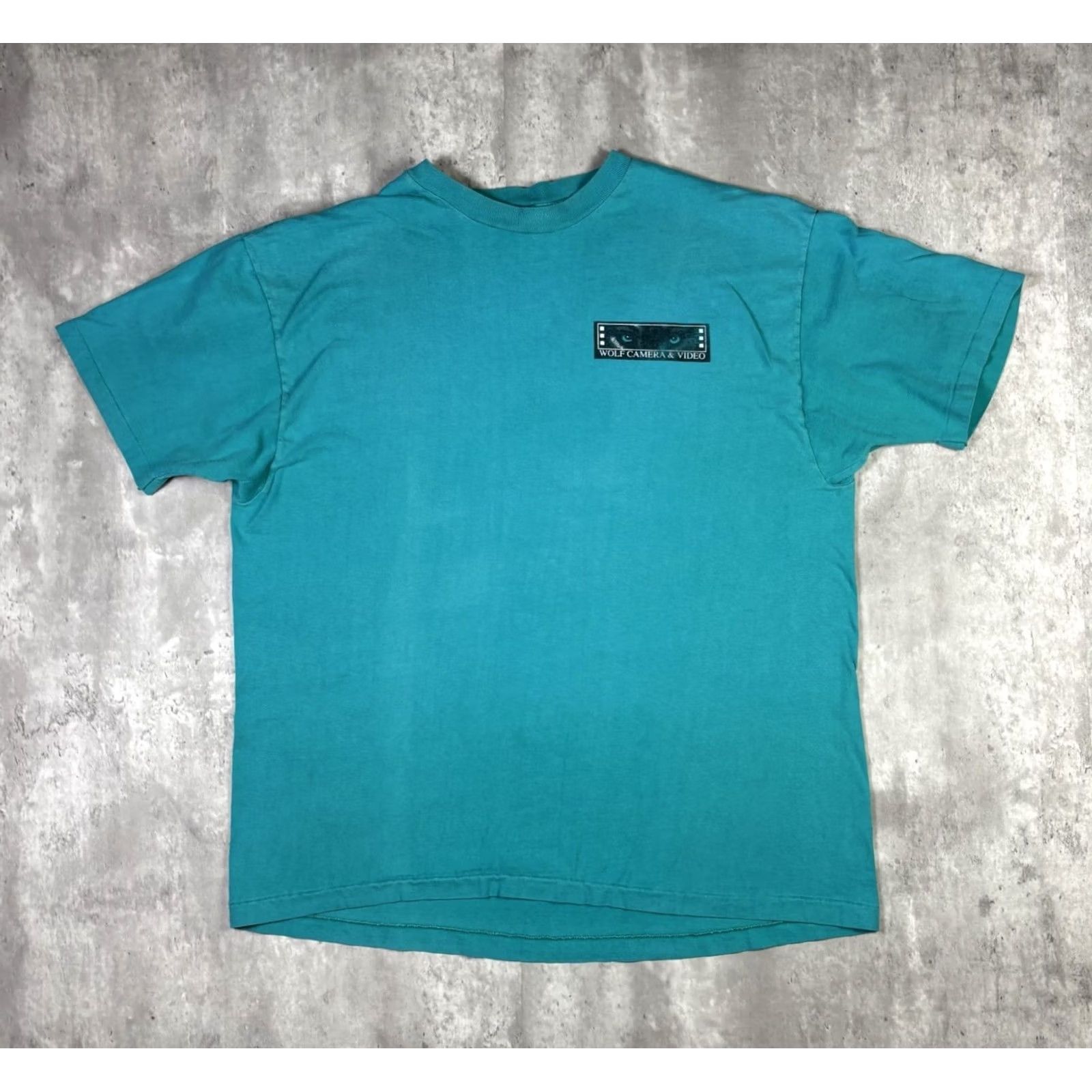 Hanes VINTAGE Hanes Wolf Camera & Video Promo T Shirt Short Sleeve Crew Neck XL Blue Graphic Print 80s Mens Mens Size US XL / EU 56 / 4 - 2 Thumbnail