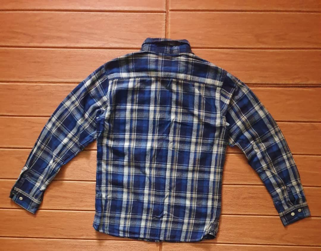 Japanese Brand Espeara checkered blue Japanese style chambray flannel Size US M / EU 48-50 / 2 - 11 Thumbnail