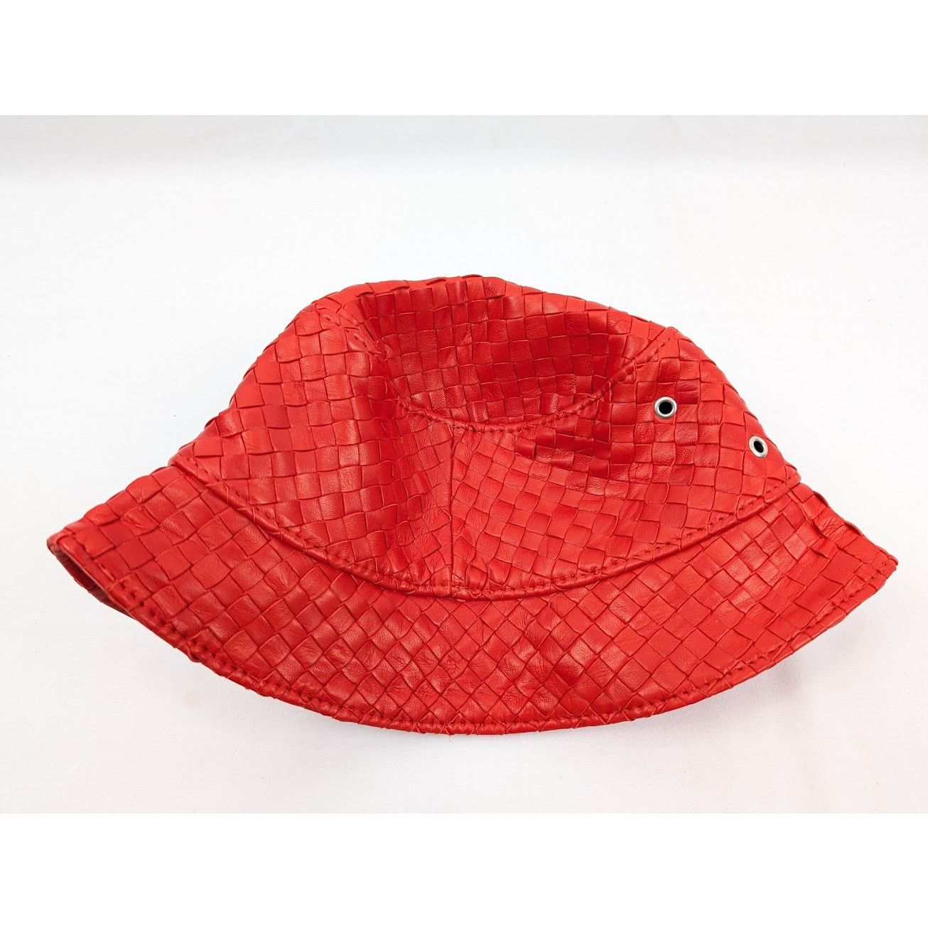 Bottega Veneta o1rshd1 Size: M / Nappa Intreccio Hat / Cap in Poppy Size ONE SIZE - 6 Thumbnail