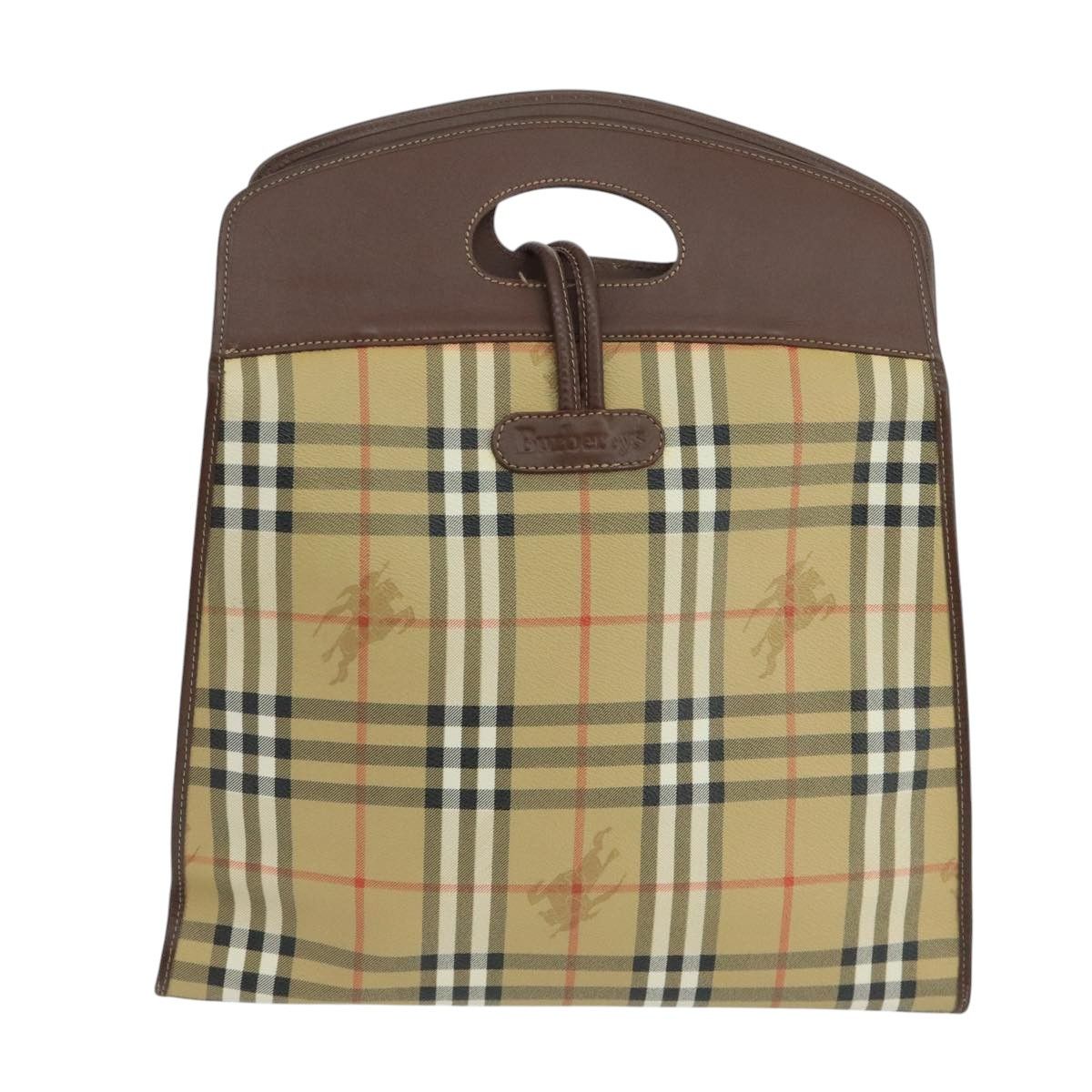 Burberry Pocket Bag Beige Canvas Handbag (Pre-Owned) Size ONE SIZE - 1 Thumbnail