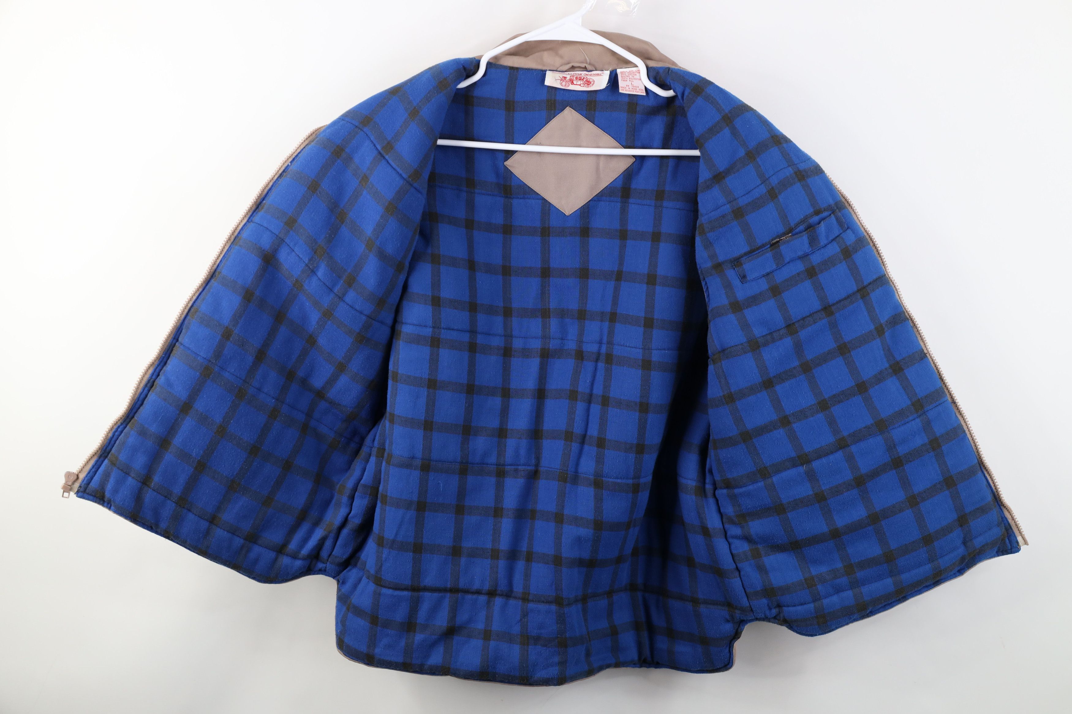 Vintage Vintage 70s Streetwear Flannel Lined Puffer Vest Jacket Size US L / EU 52-54 / 3 - 10 Thumbnail