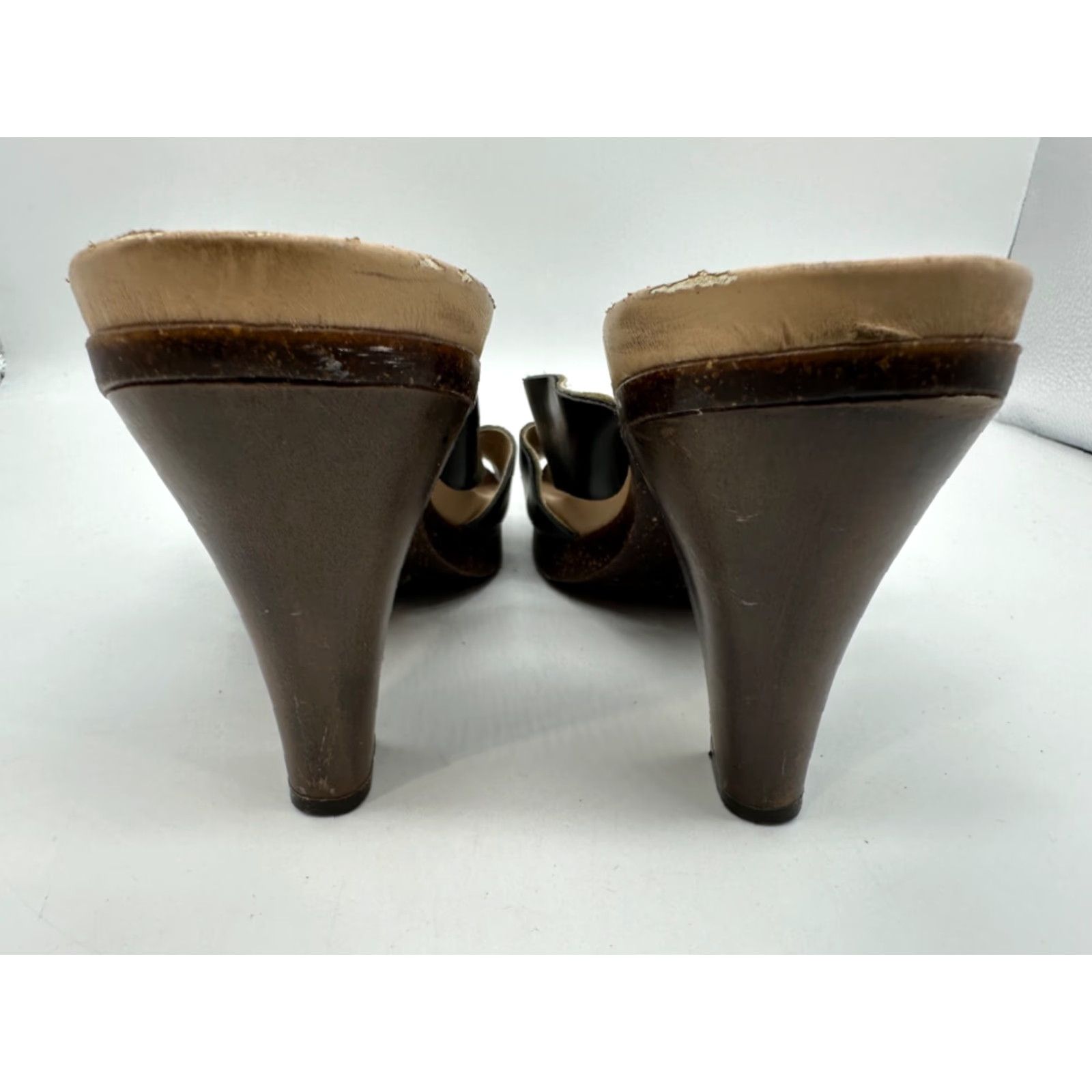 Vintage MootsiesTootsies Womens Black Heeled Open Toe Sandals Size 9M Size US 9 / IT 39 - 5 Thumbnail