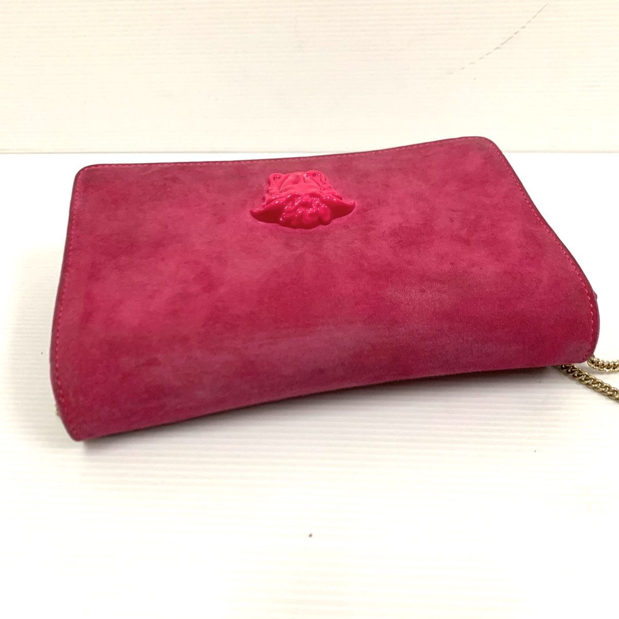 Versace Versace Suede Leather Pink Chain Sling Size ONE SIZE - 5 Thumbnail
