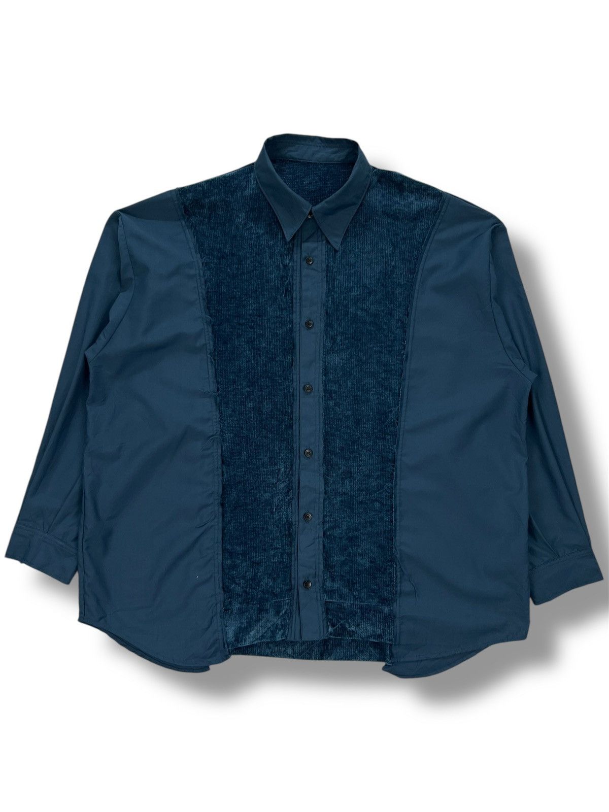 HARE HARE Hybrid Raw Edge Button Ups Shirt Size US M / EU 48-50 / 2 - 2 Thumbnail