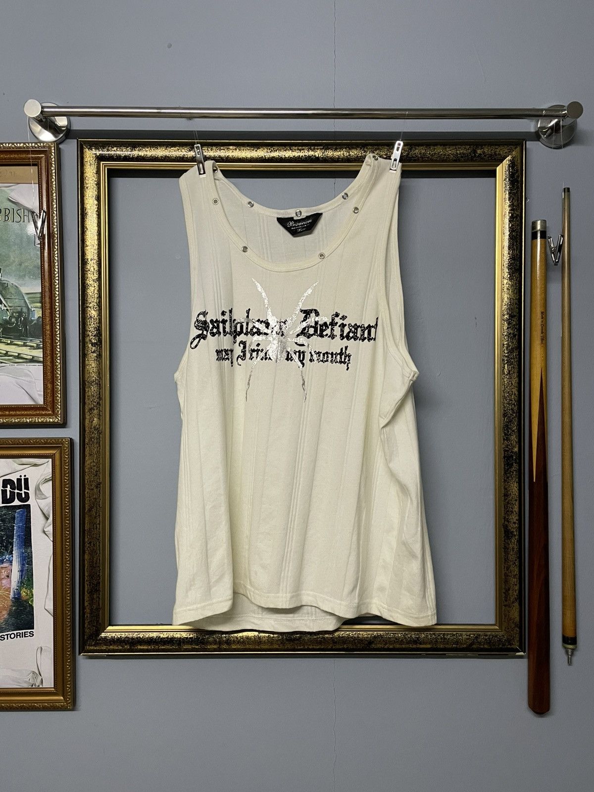 Designer × Japanese Brand × Vintage Vintage 1990s Japan Designer Beaumere Spider Punk Tshirt Size US M / EU 48-50 / 2 - 1 Thumbnail